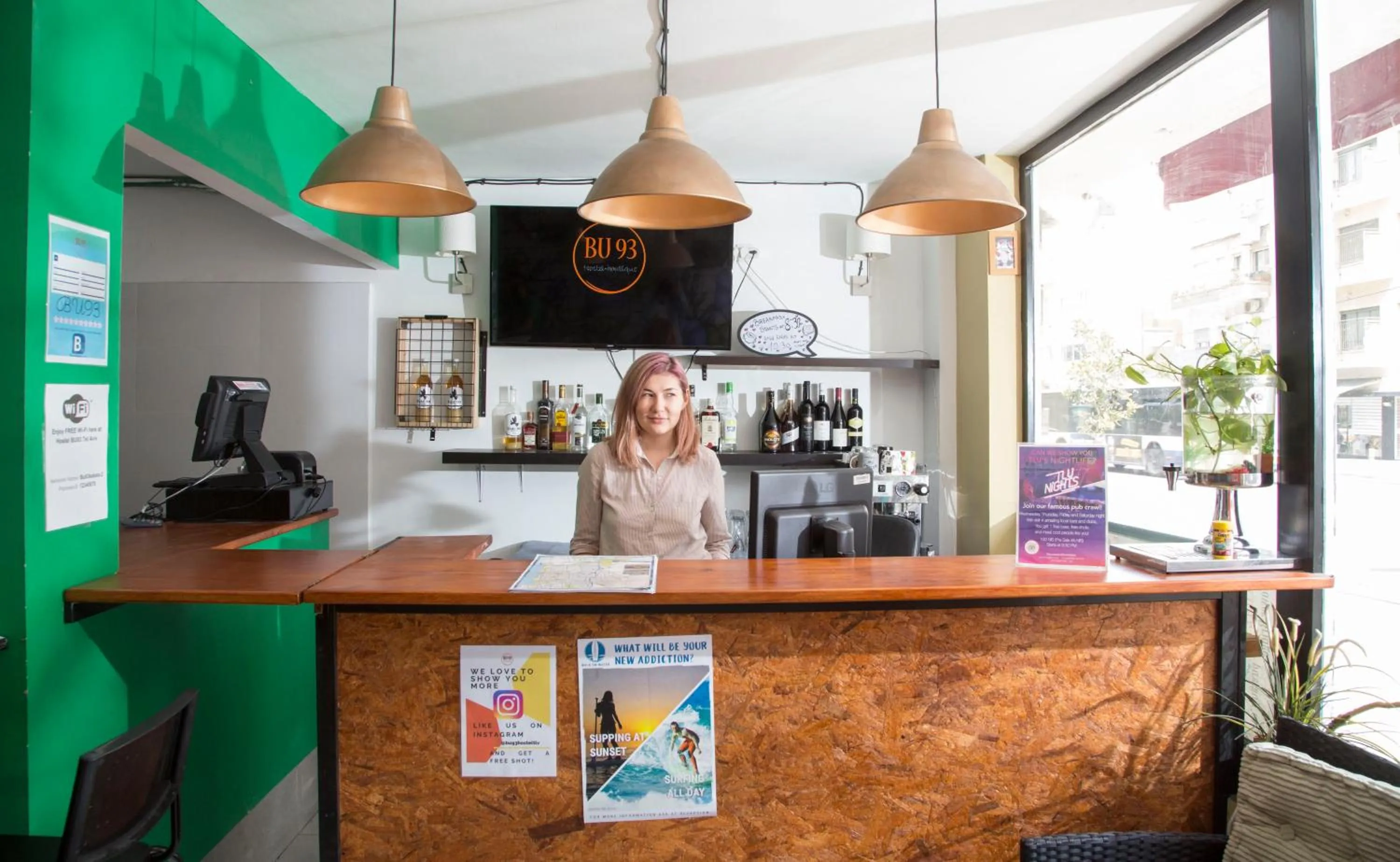 Lobby or reception in Hostel BU93