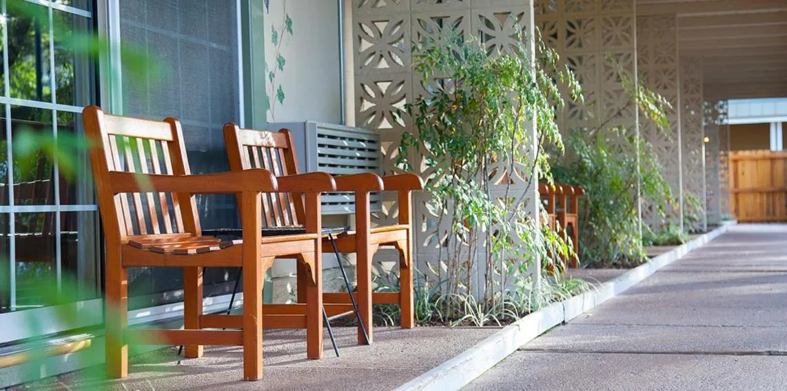 Patio in El Bonita Motel