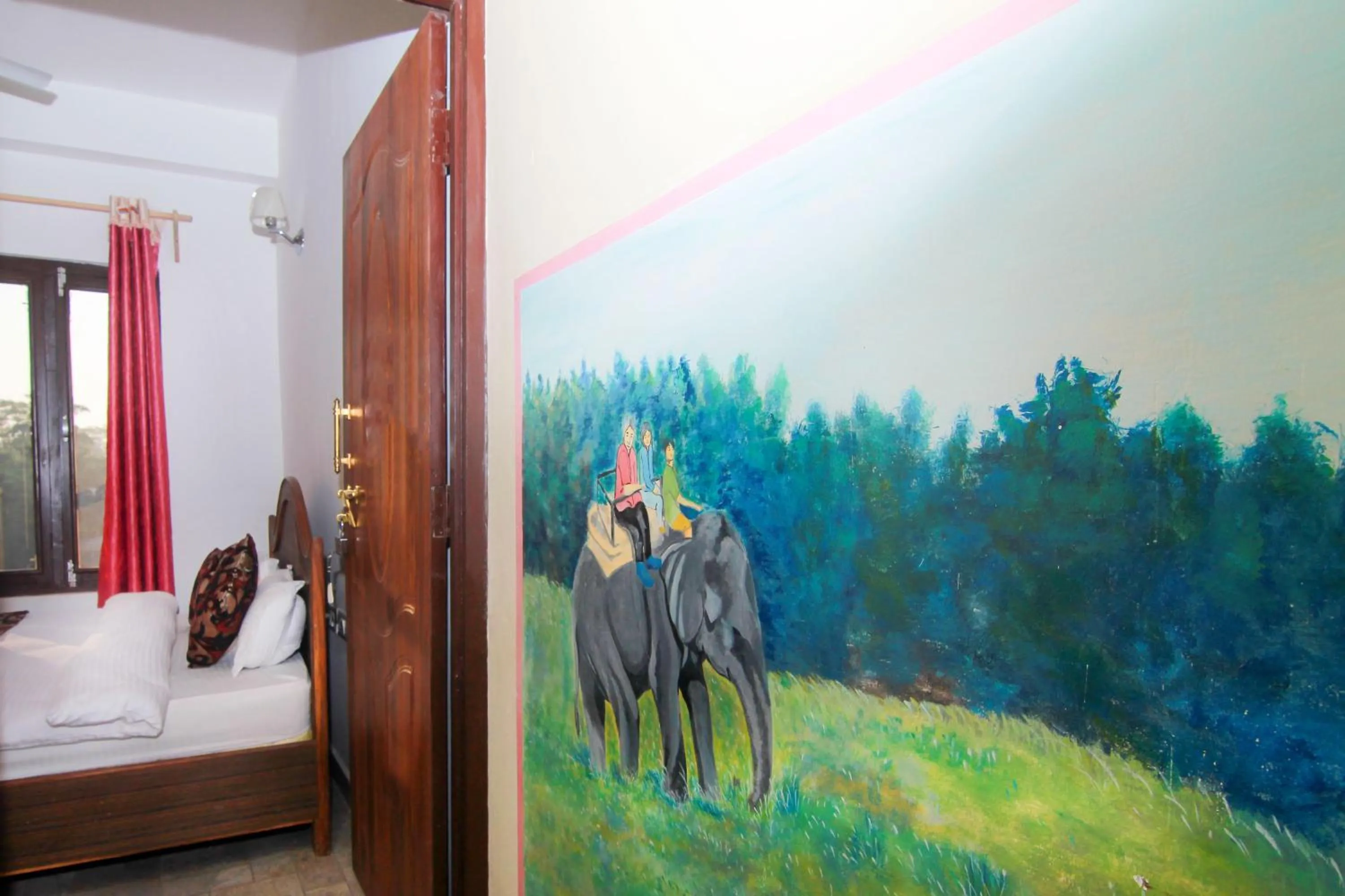 Bedroom, Bed in Hotel Chitwan Park Village