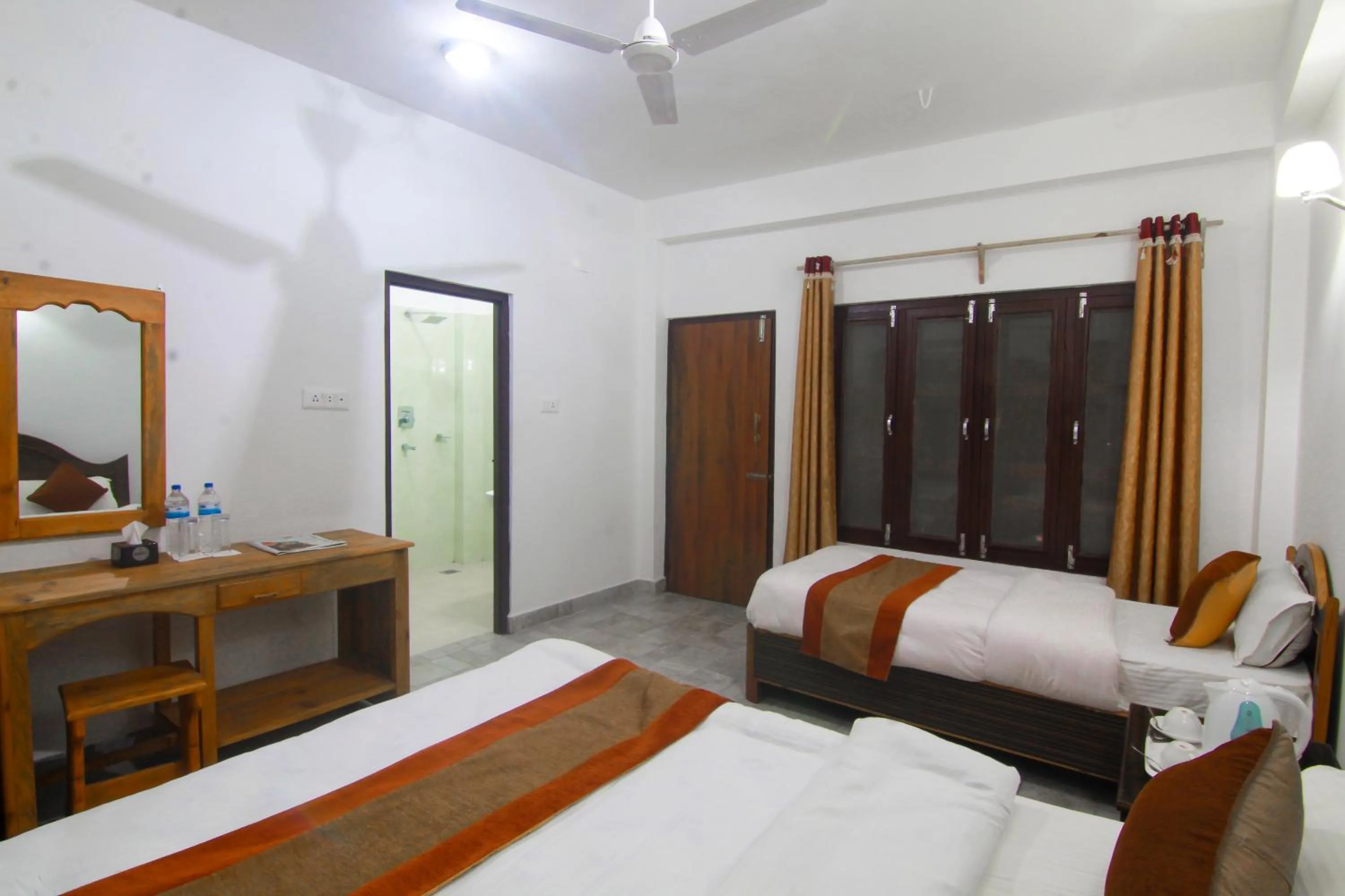 Photo of the whole room, Bed in Hotel Chitwan Park Village