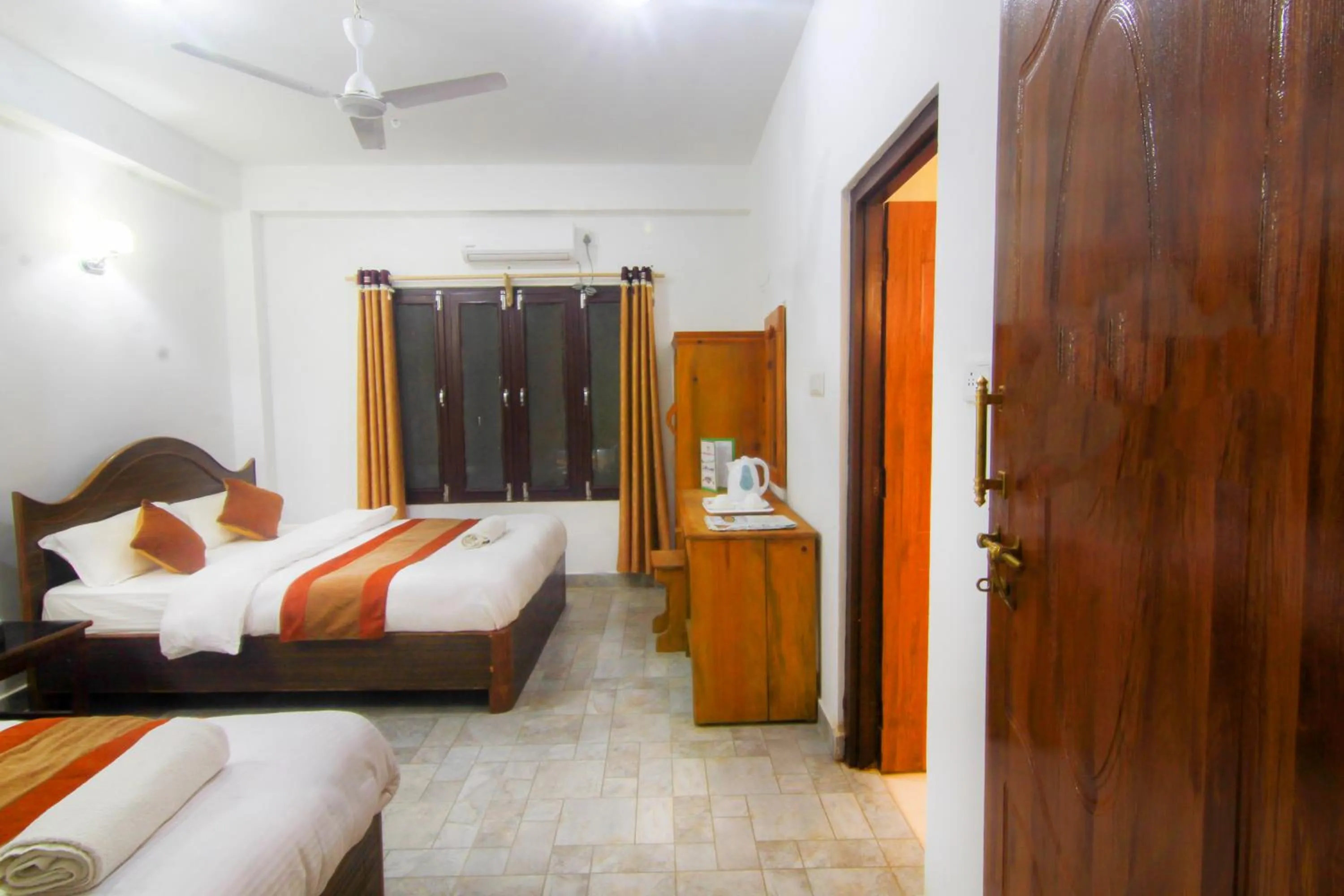 Photo of the whole room, Bed in Hotel Chitwan Park Village