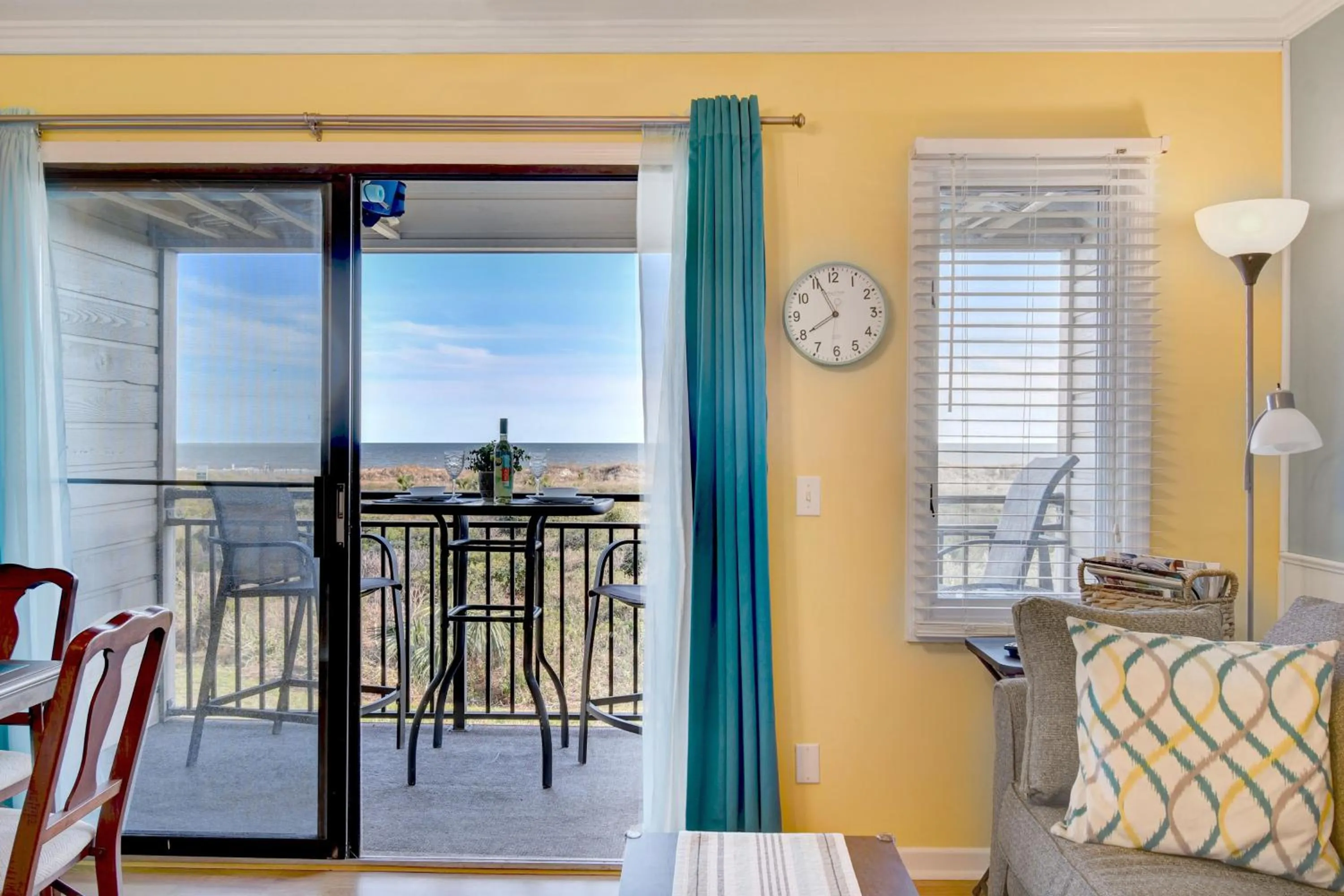 Patio in Million Dollar Oceanfront View