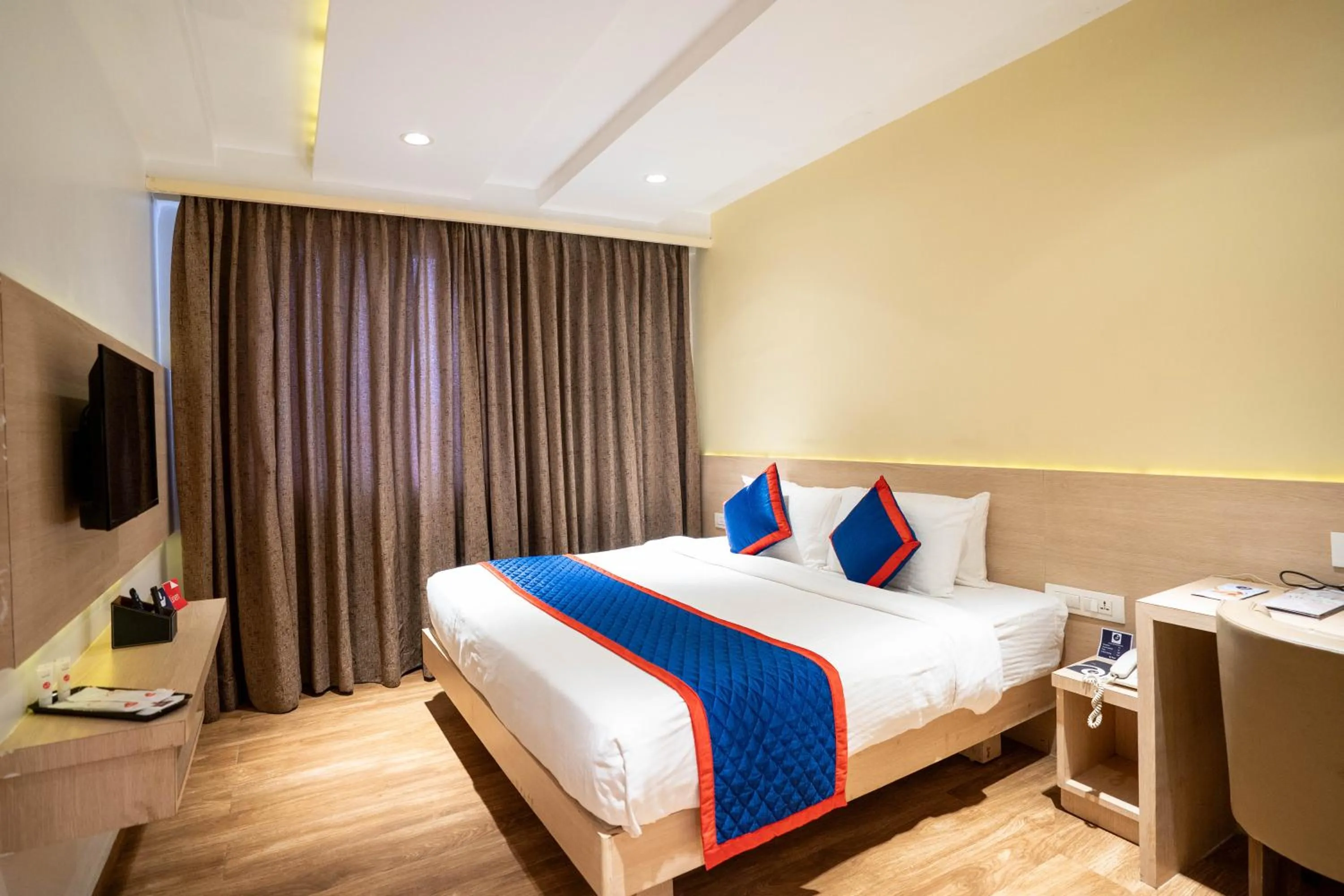 Bed in Zip By Spree Hotels Samudra Belgaum