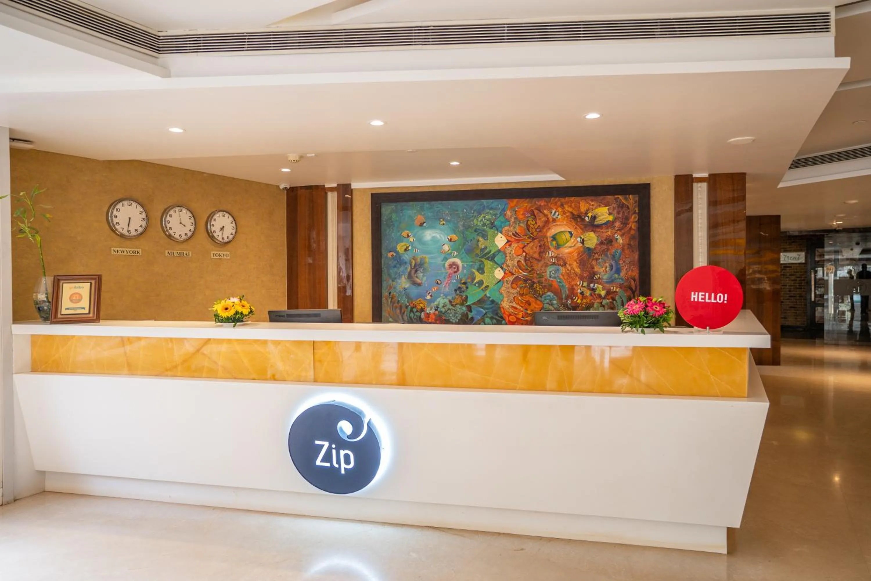 Lobby or reception in Zip By Spree Hotels Samudra Belgaum