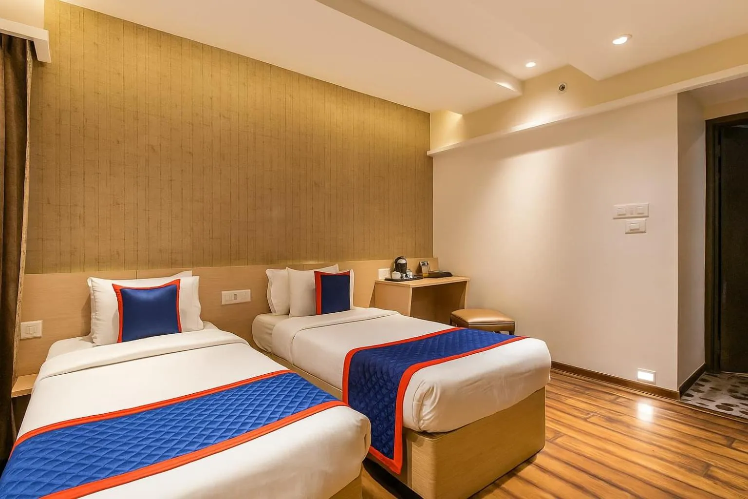 Bed in Zip By Spree Hotels Samudra Belgaum