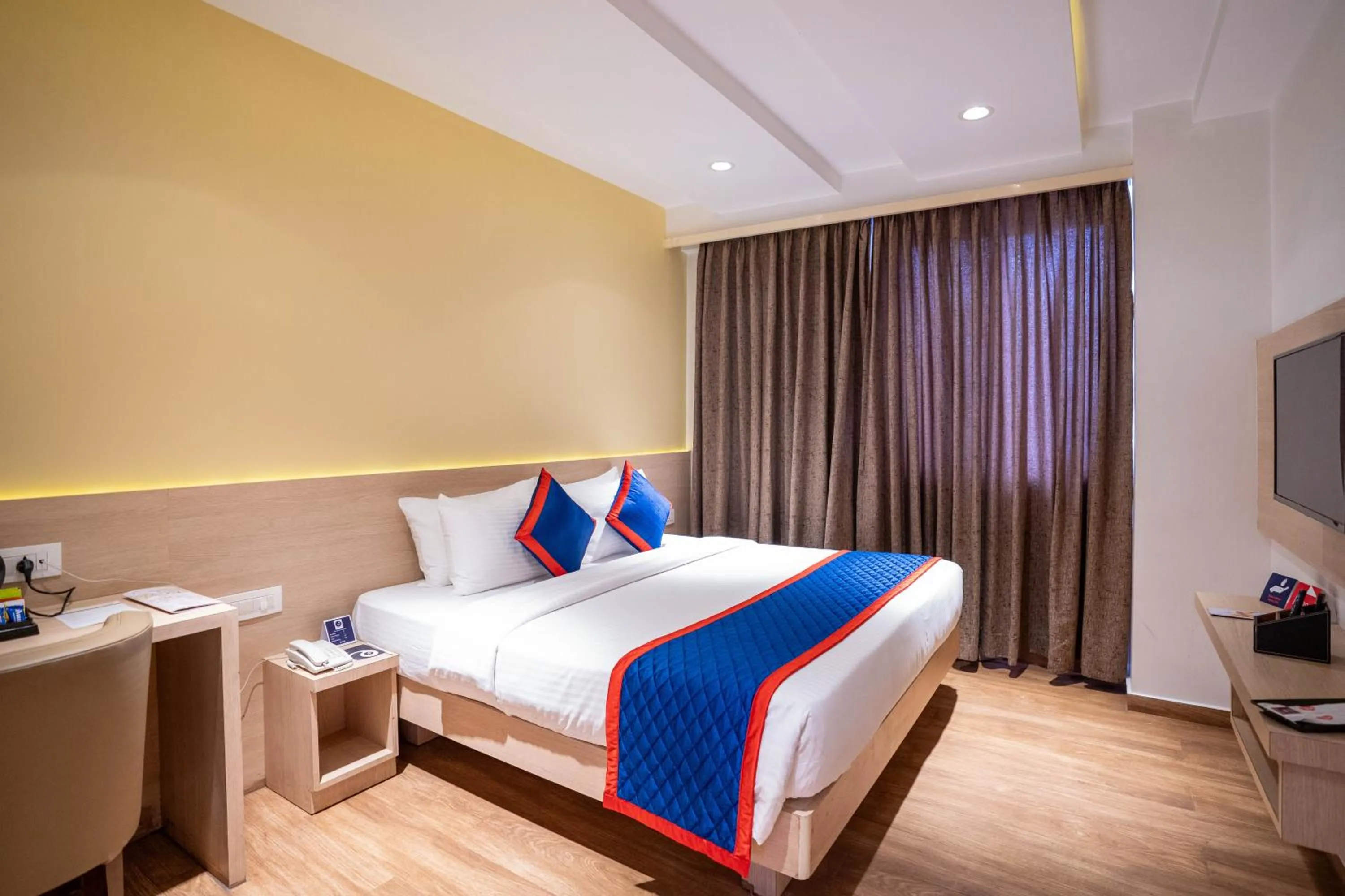 Bed in Zip By Spree Hotels Samudra Belgaum