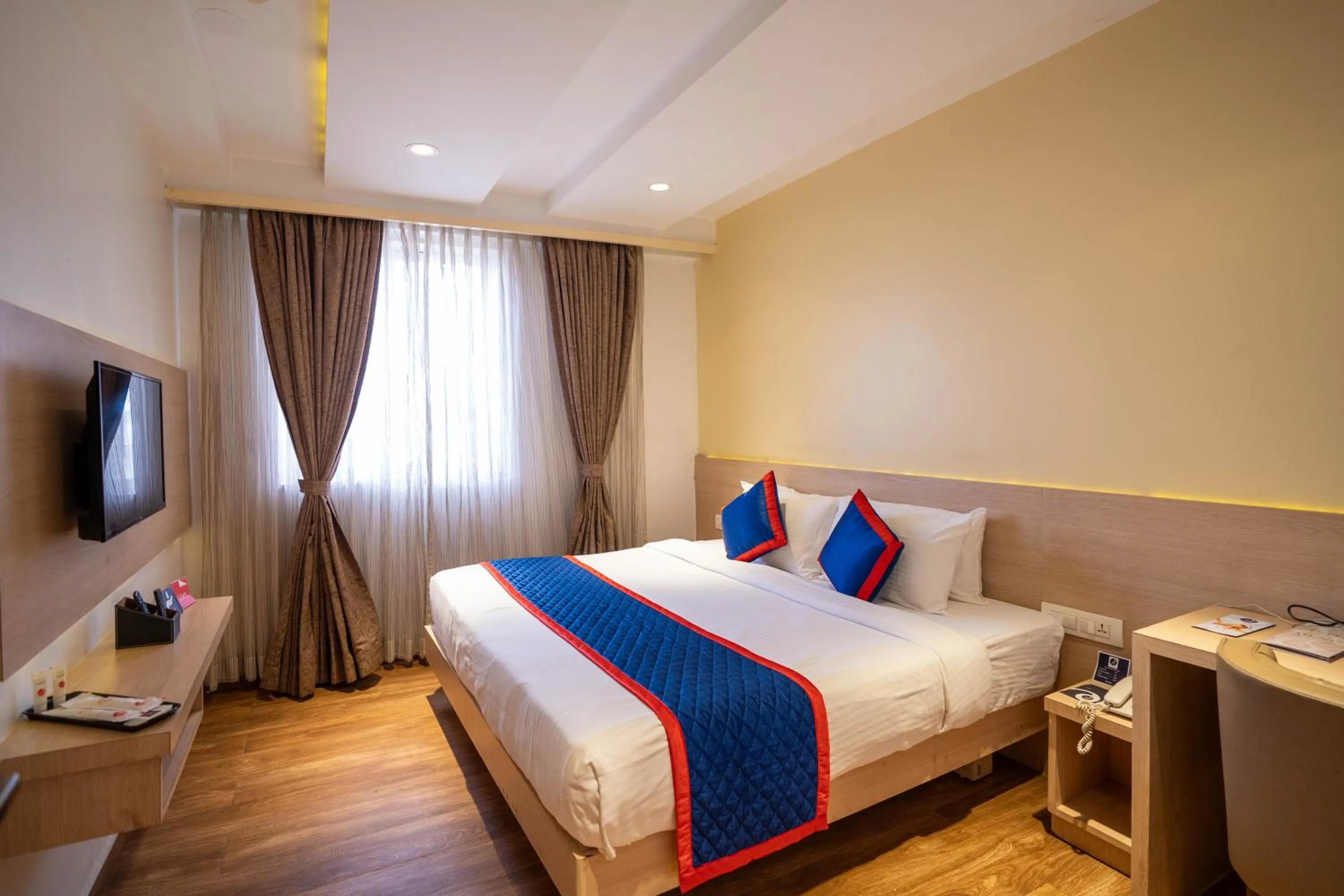 Bed in Zip By Spree Hotels Samudra Belgaum