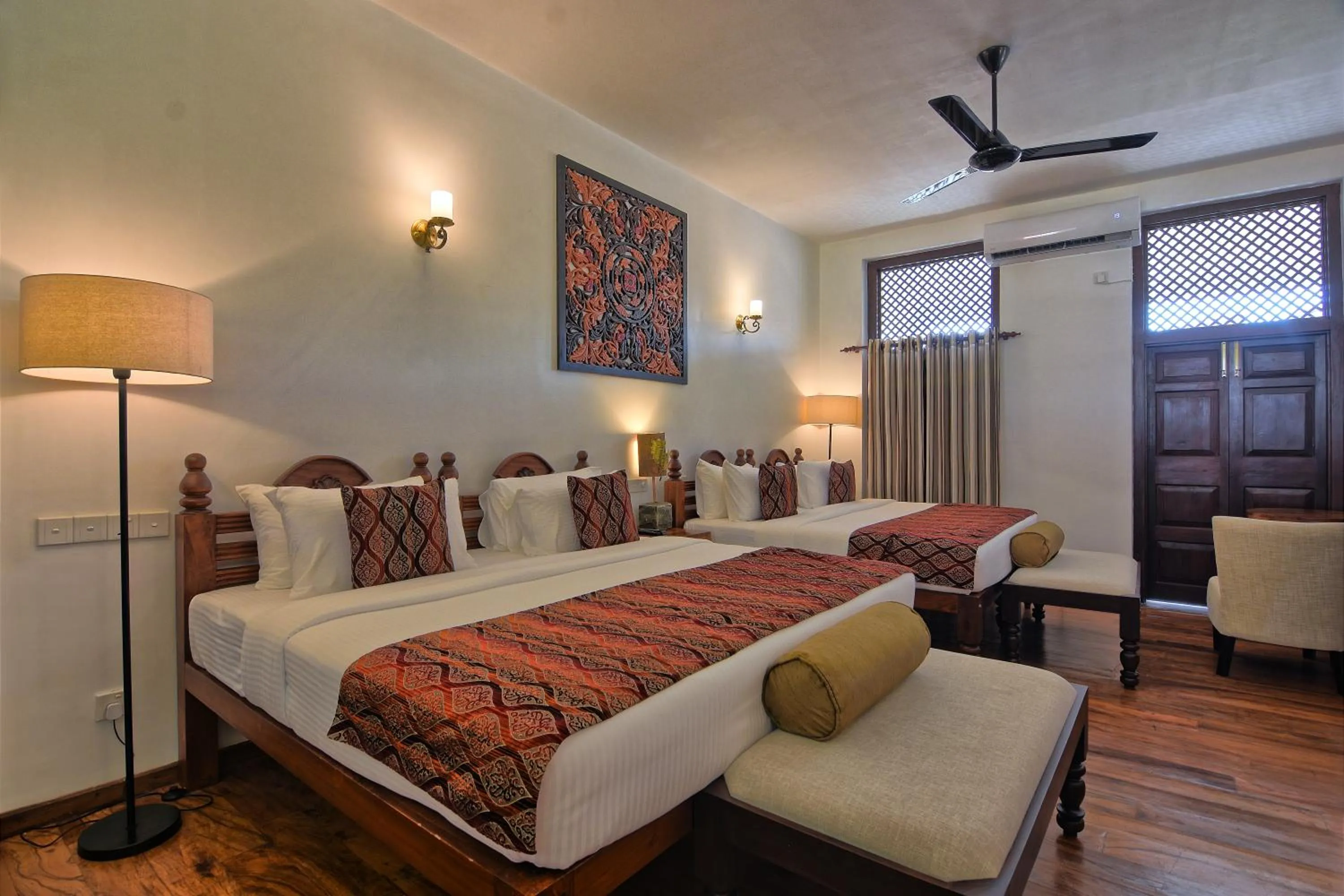 Bed in The Heritage Hotel Galle Fort