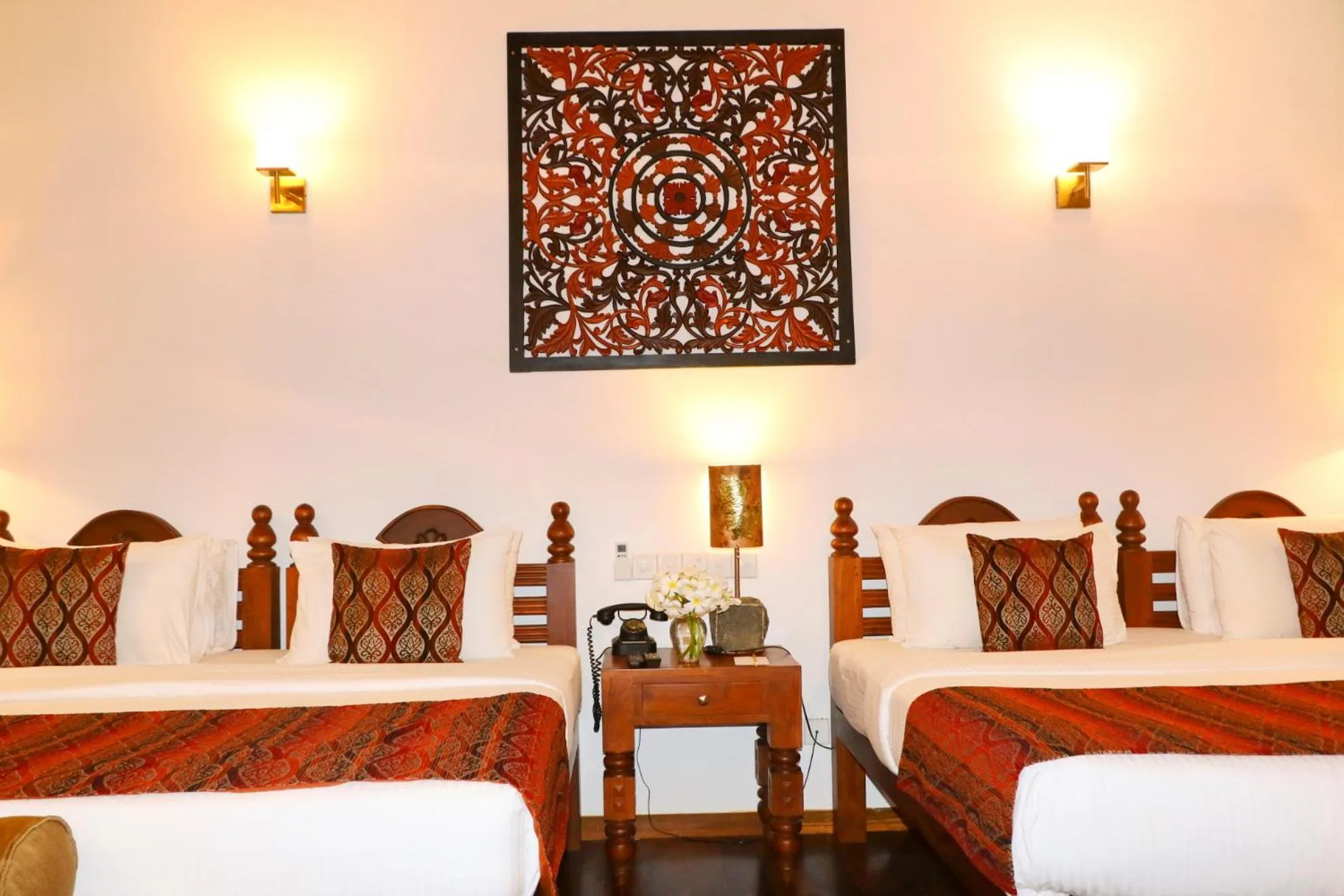 Bed in The Heritage Hotel Galle Fort