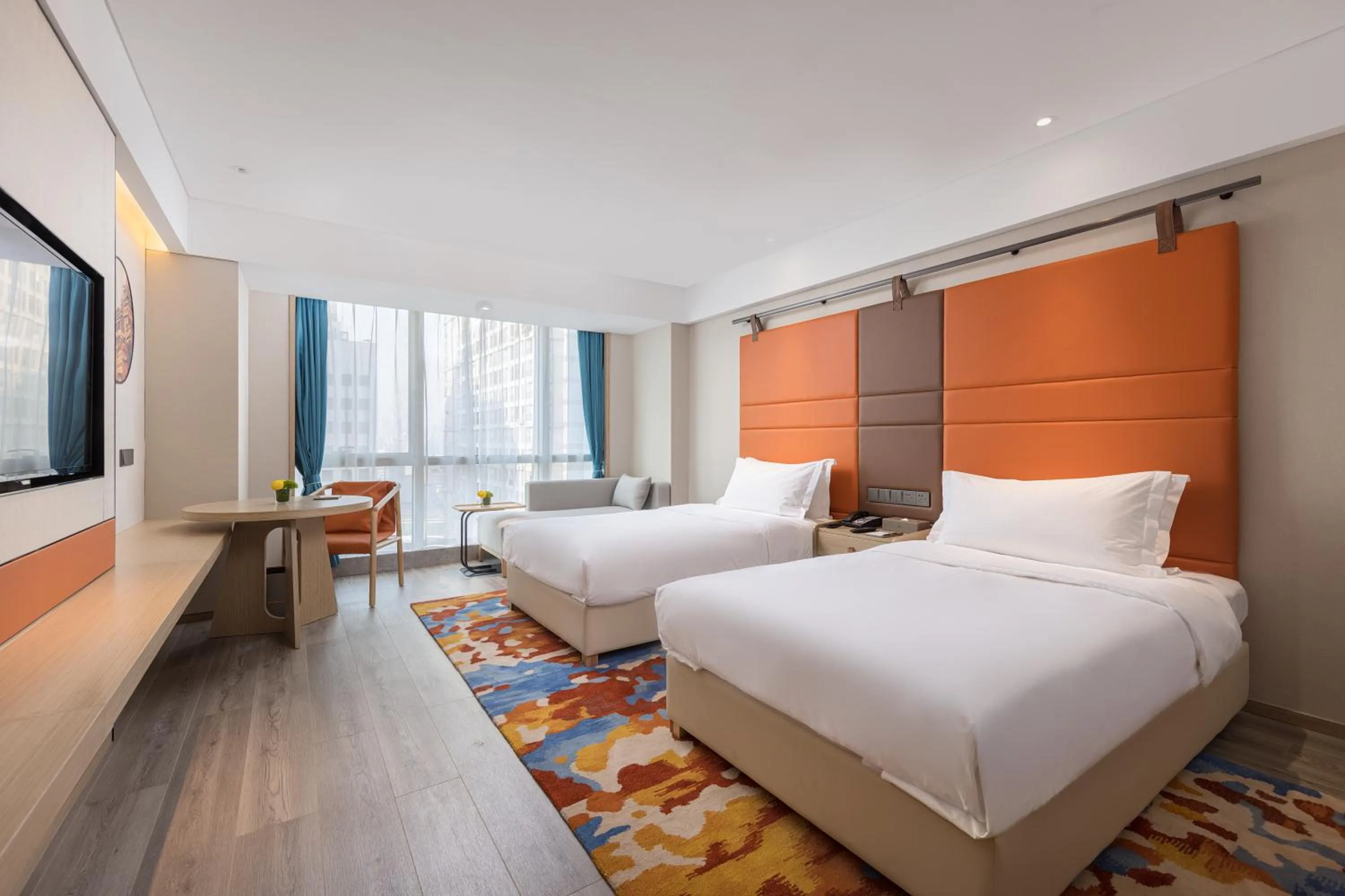 Bedroom, Bed in Glenview ITC Plaza Chongqing