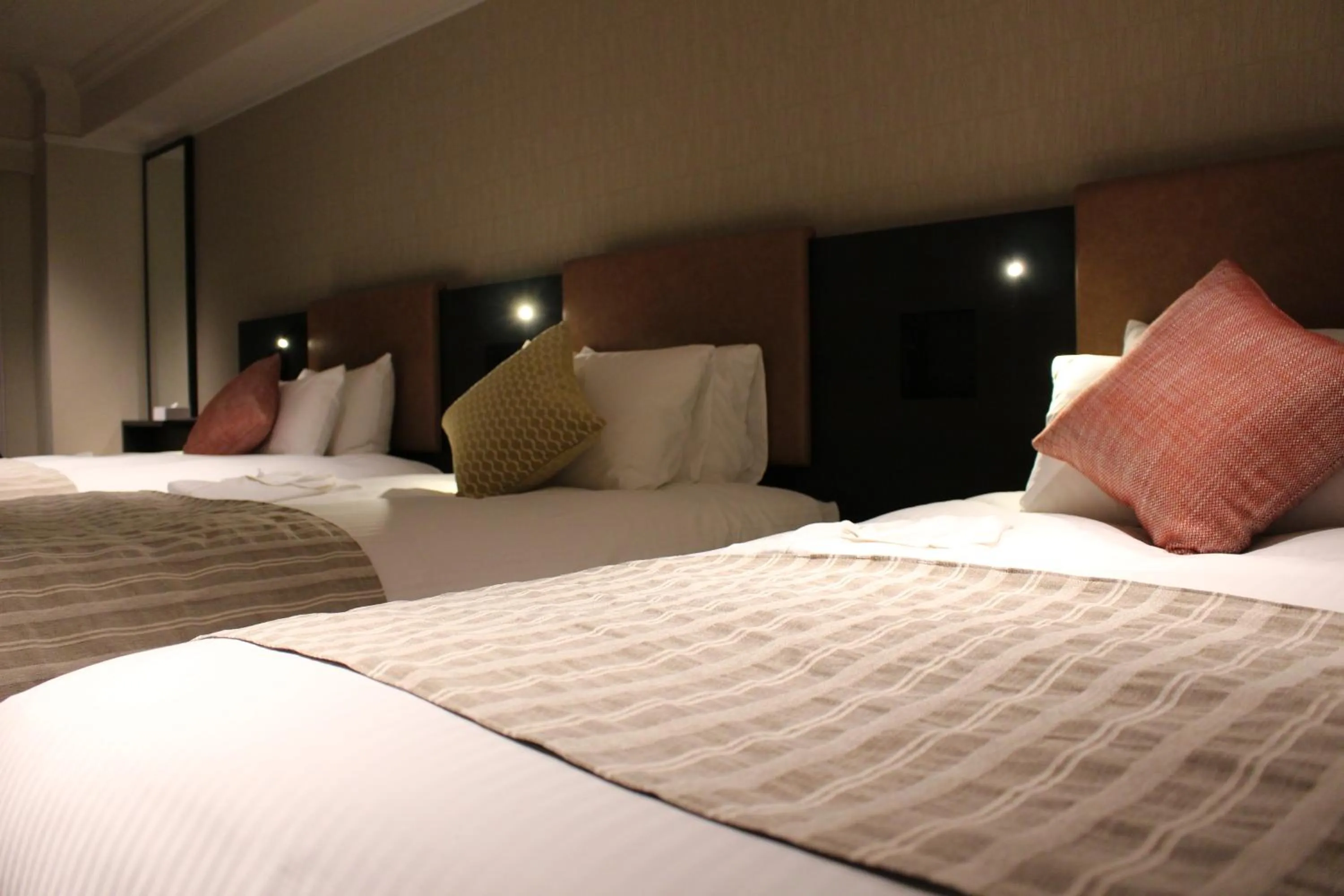 Bed in Dai-ichi Hotel Tokyo Seafort