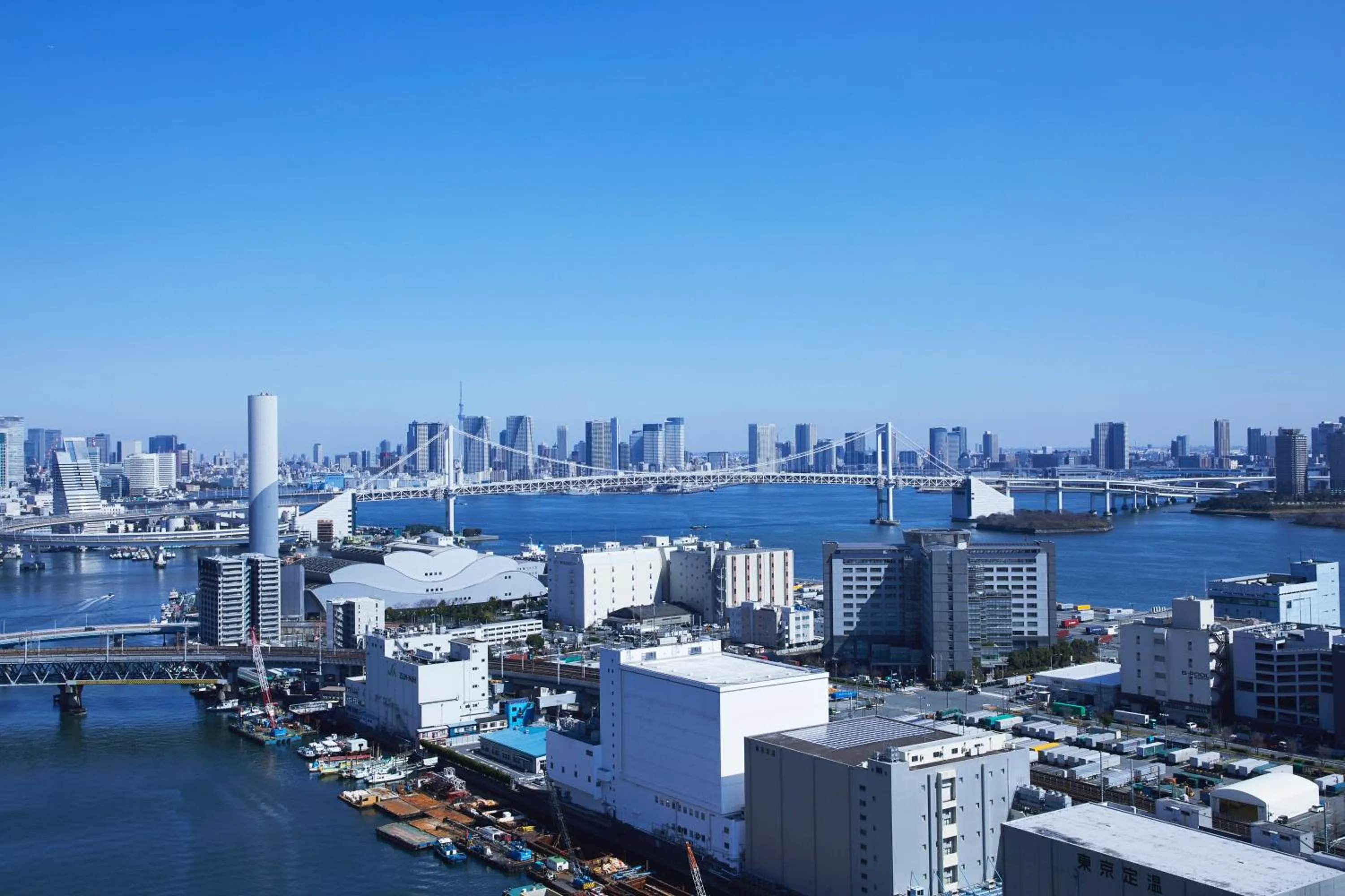Sea view in Dai-ichi Hotel Tokyo Seafort