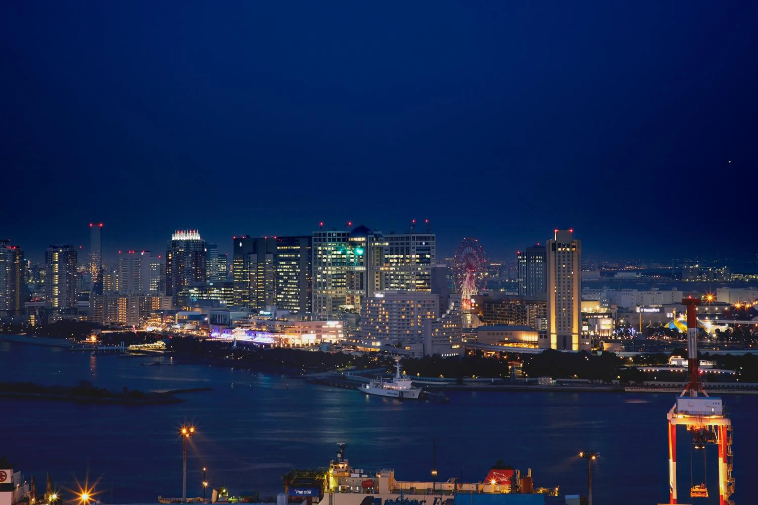 Sea view in Dai-ichi Hotel Tokyo Seafort