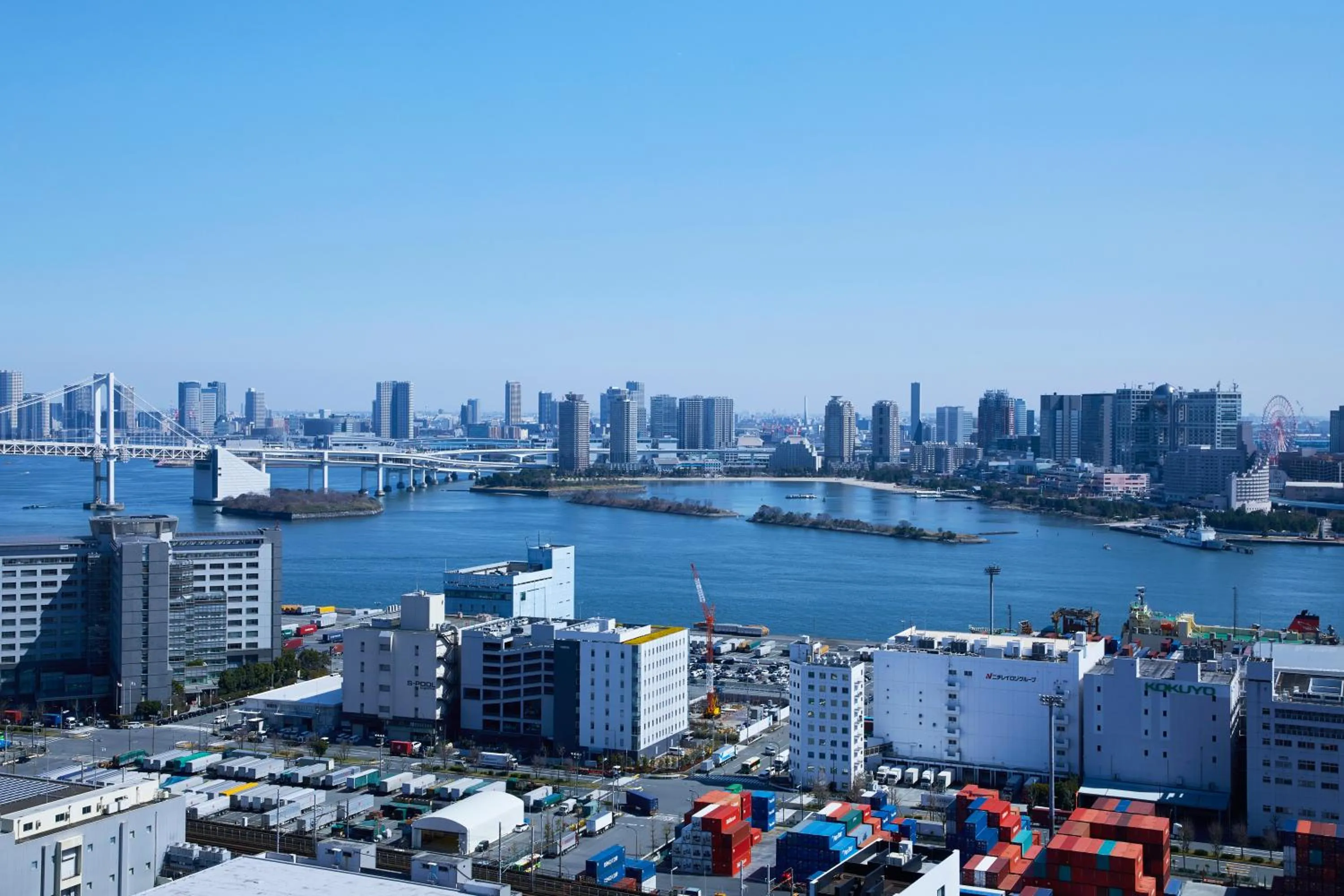 City view in Dai-ichi Hotel Tokyo Seafort