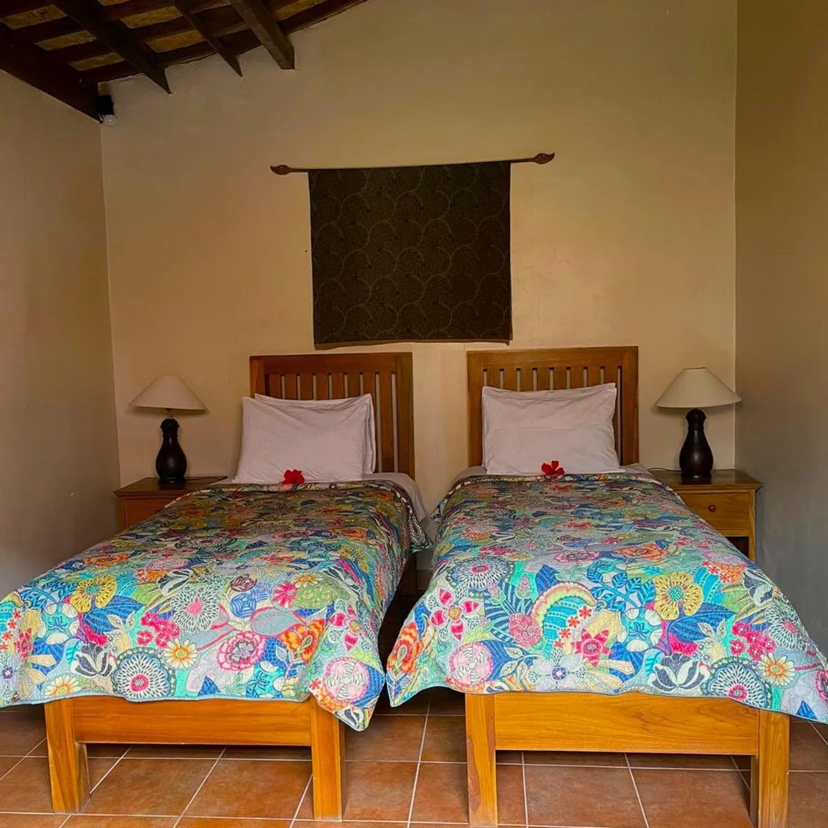 Bed in Lily Lane Villas