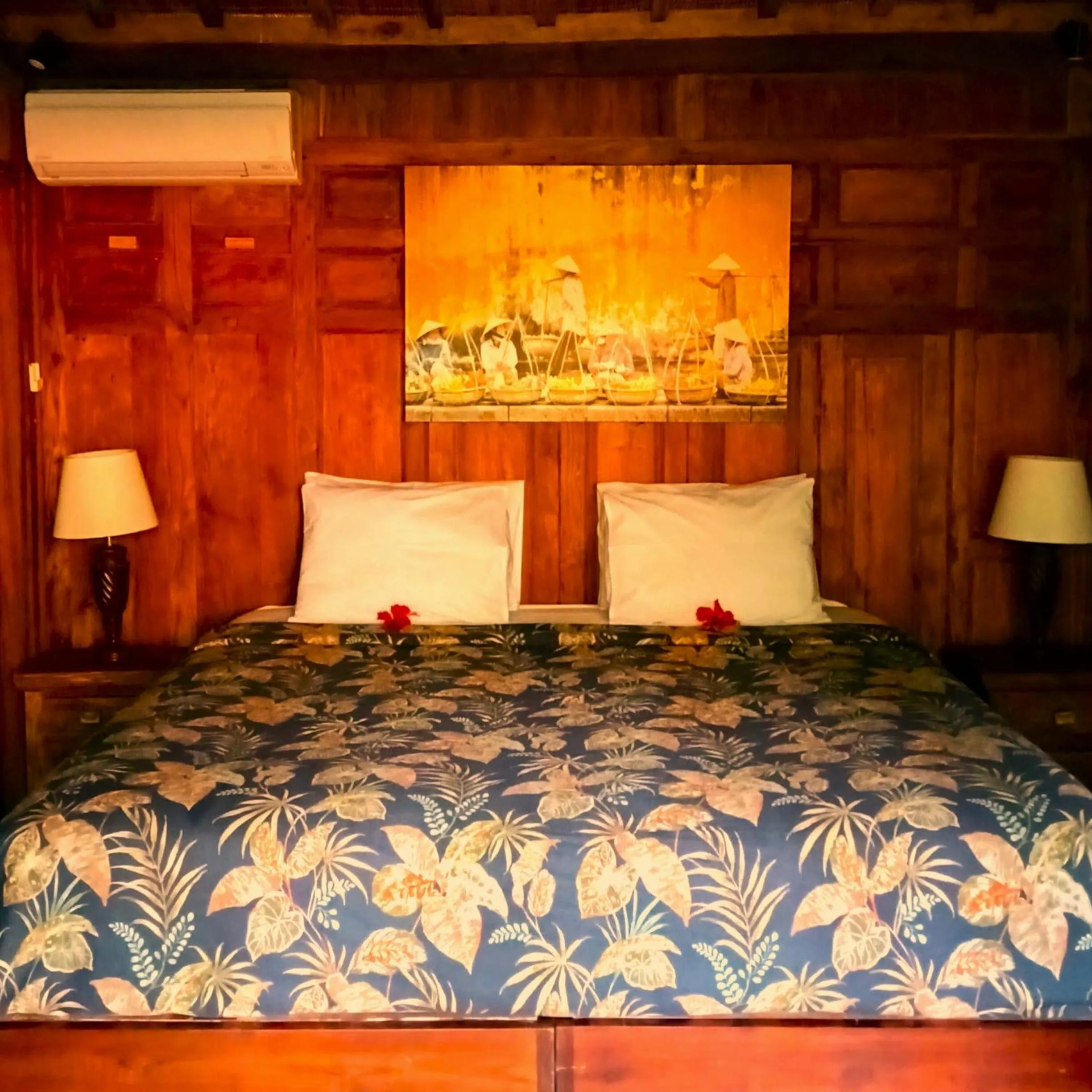 Bed in Lily Lane Villas