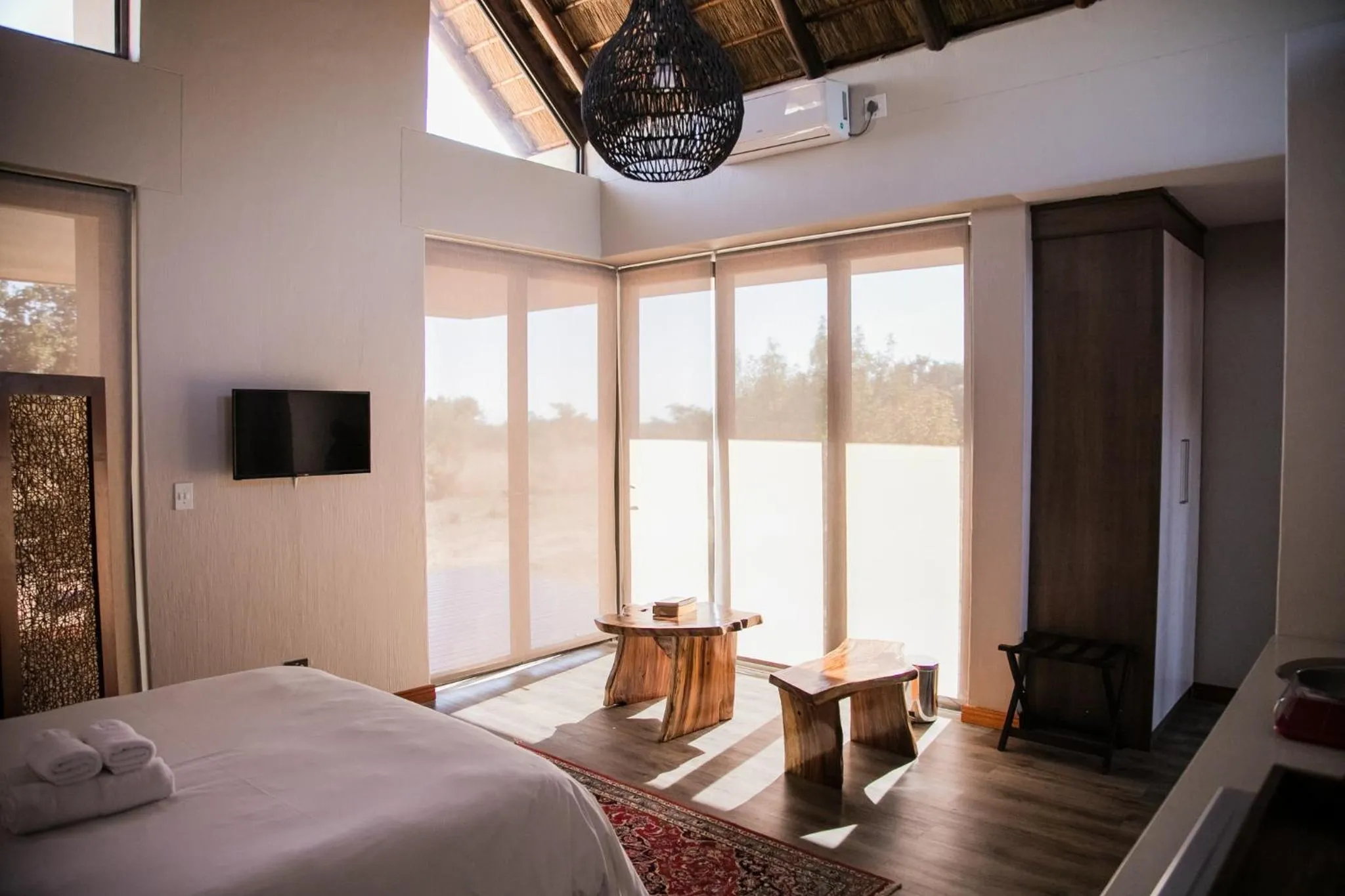 Bed in Kuwisa Lodge
