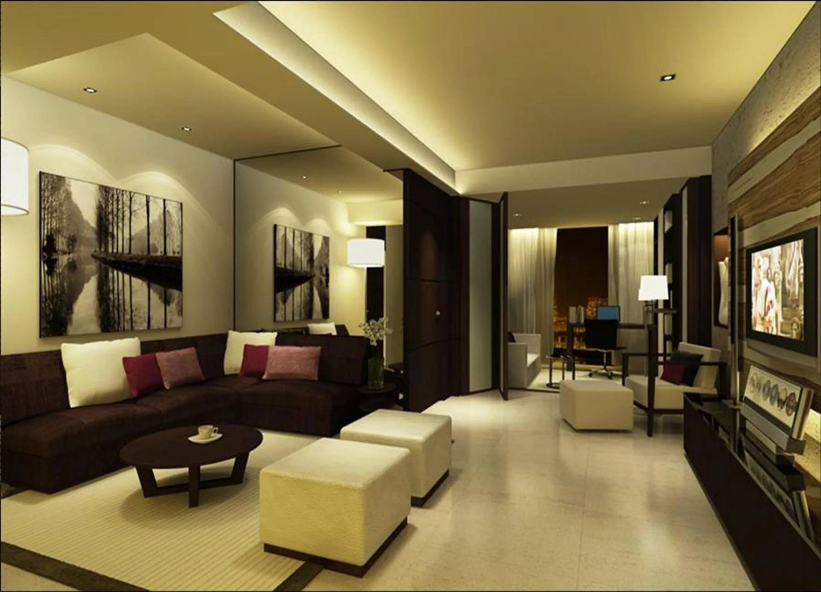 Living room in Davanam Sarovar Portico Suites