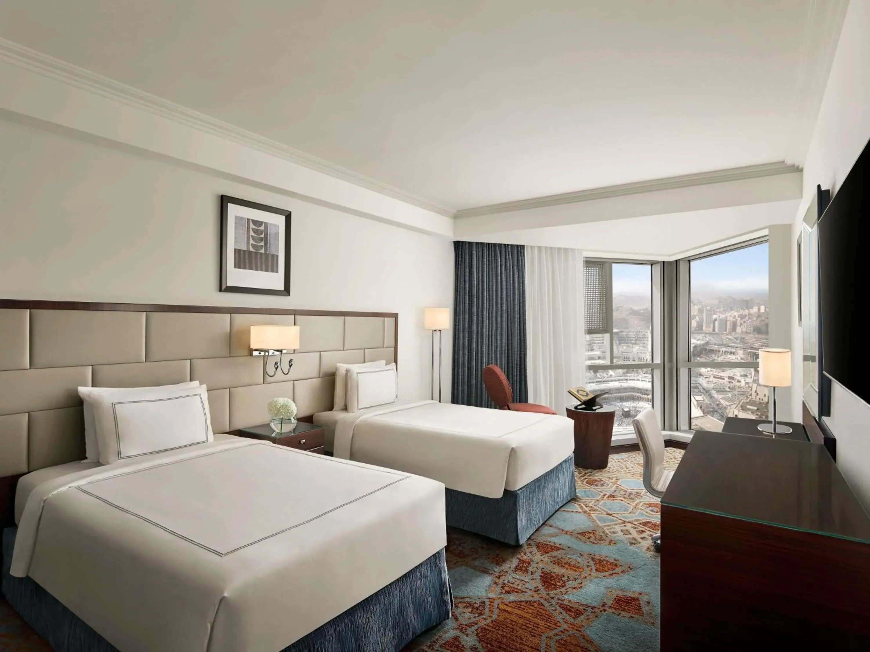 Classic Twin Room with City View in Swissotel Makkah Classic Twin Room with City View in Swissotel Makkah