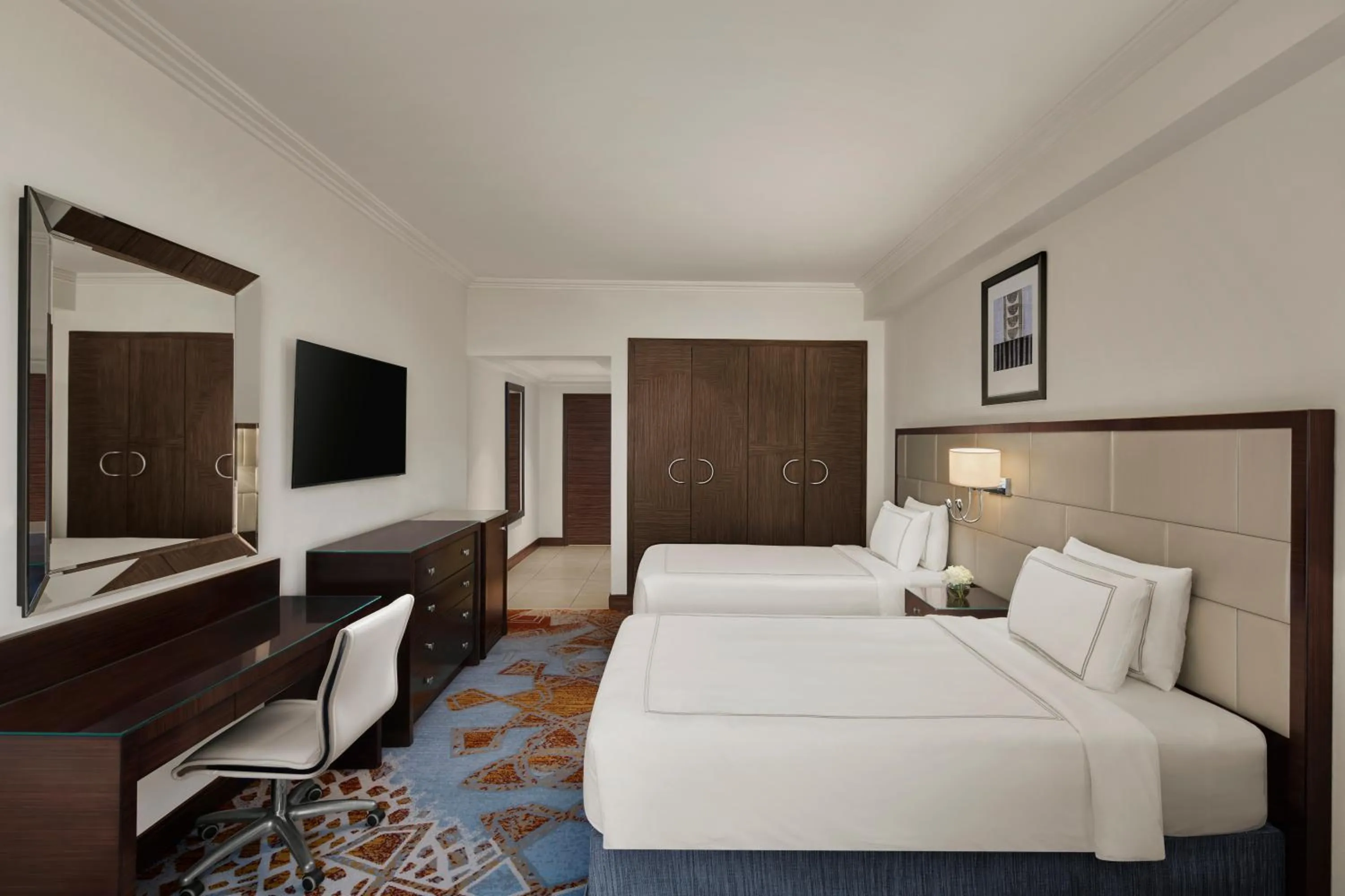 Bed in Swissotel Makkah