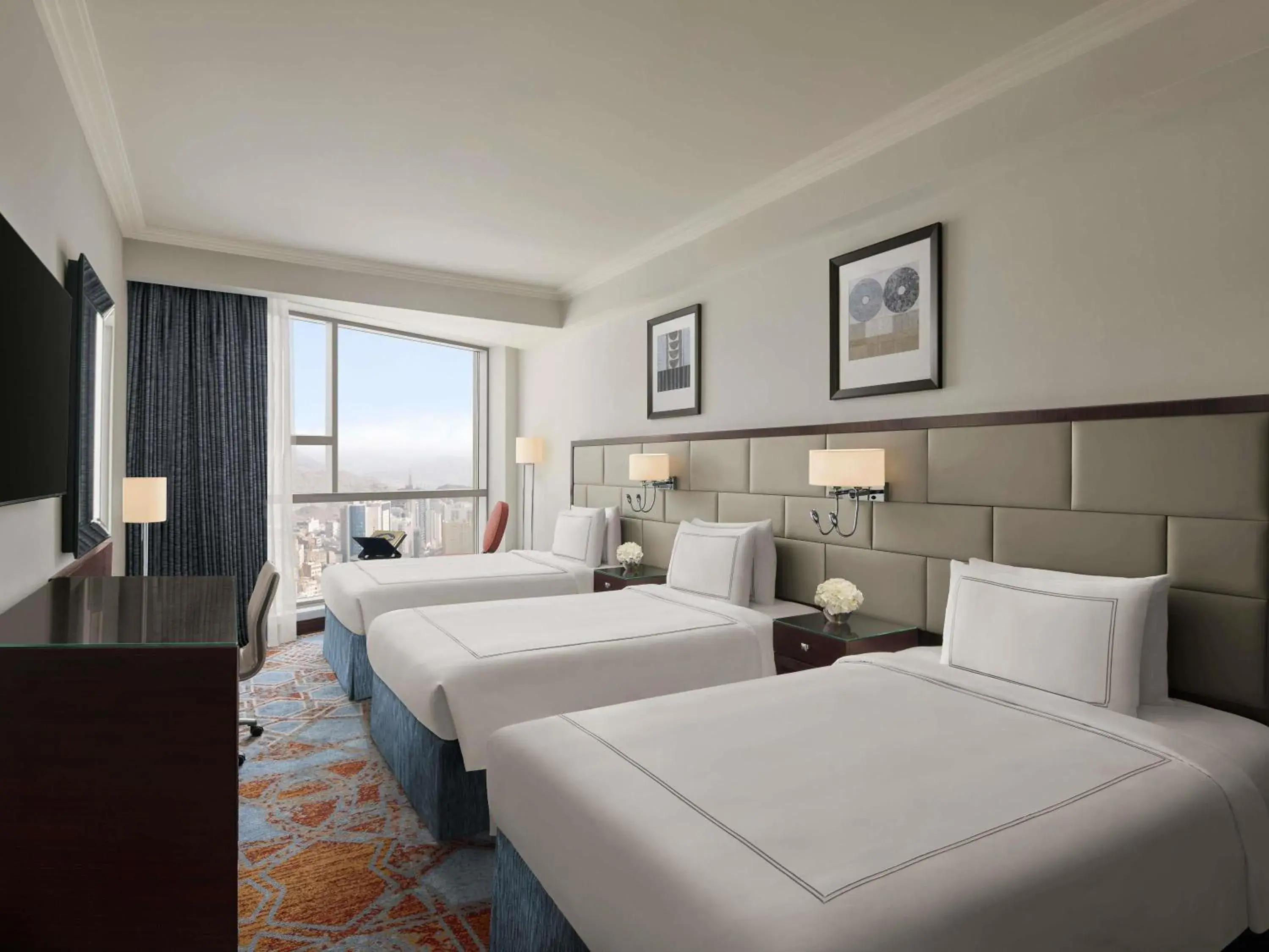 Classic Triple Room with Partial Haram View in Swissotel Makkah Classic Triple Room with Partial Haram View in Swissotel Makkah