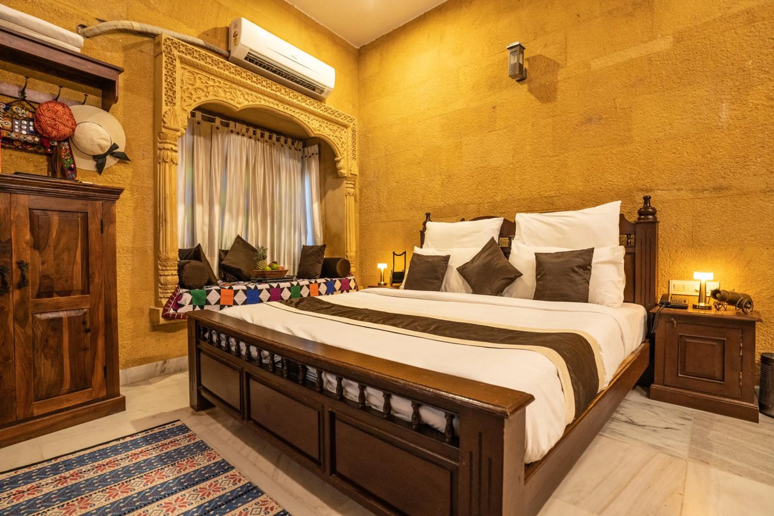 Bed in Hotel Royal Villa Jaisalmer