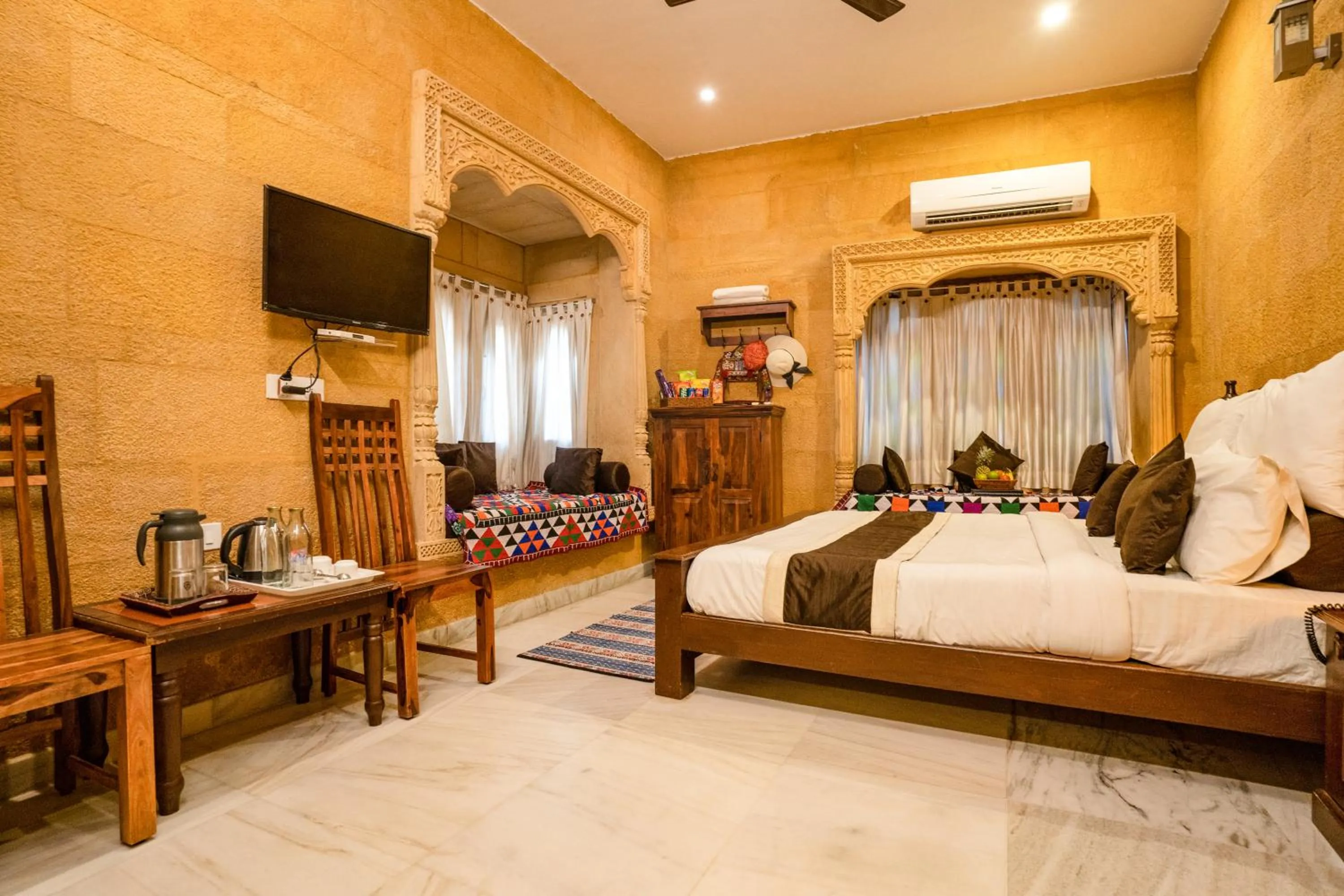 Bed in Hotel Royal Villa Jaisalmer