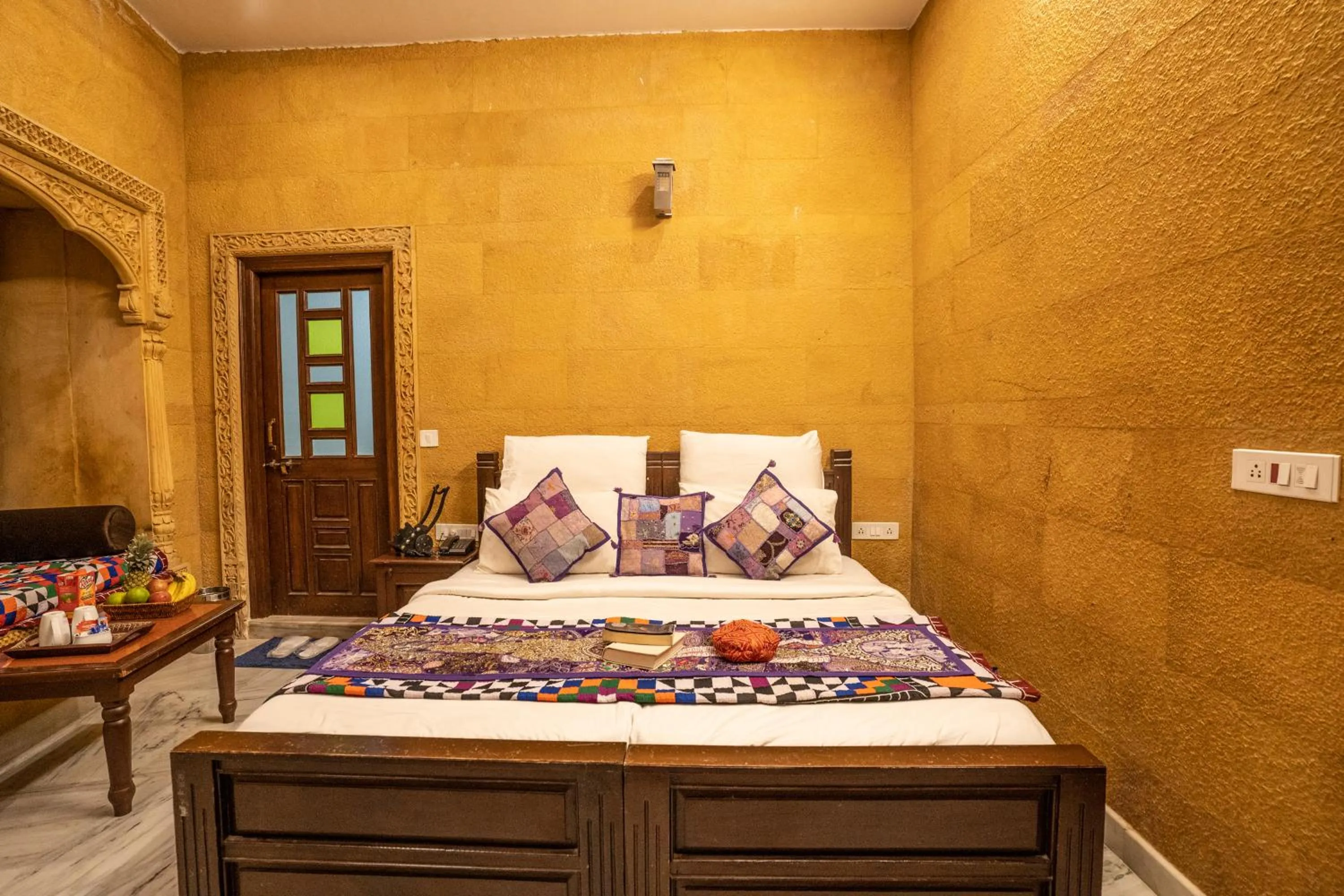 Bed in Hotel Royal Villa Jaisalmer