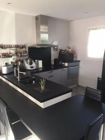 Kitchen or kitchenette in B&B Chez Jaika Chambre d hotes