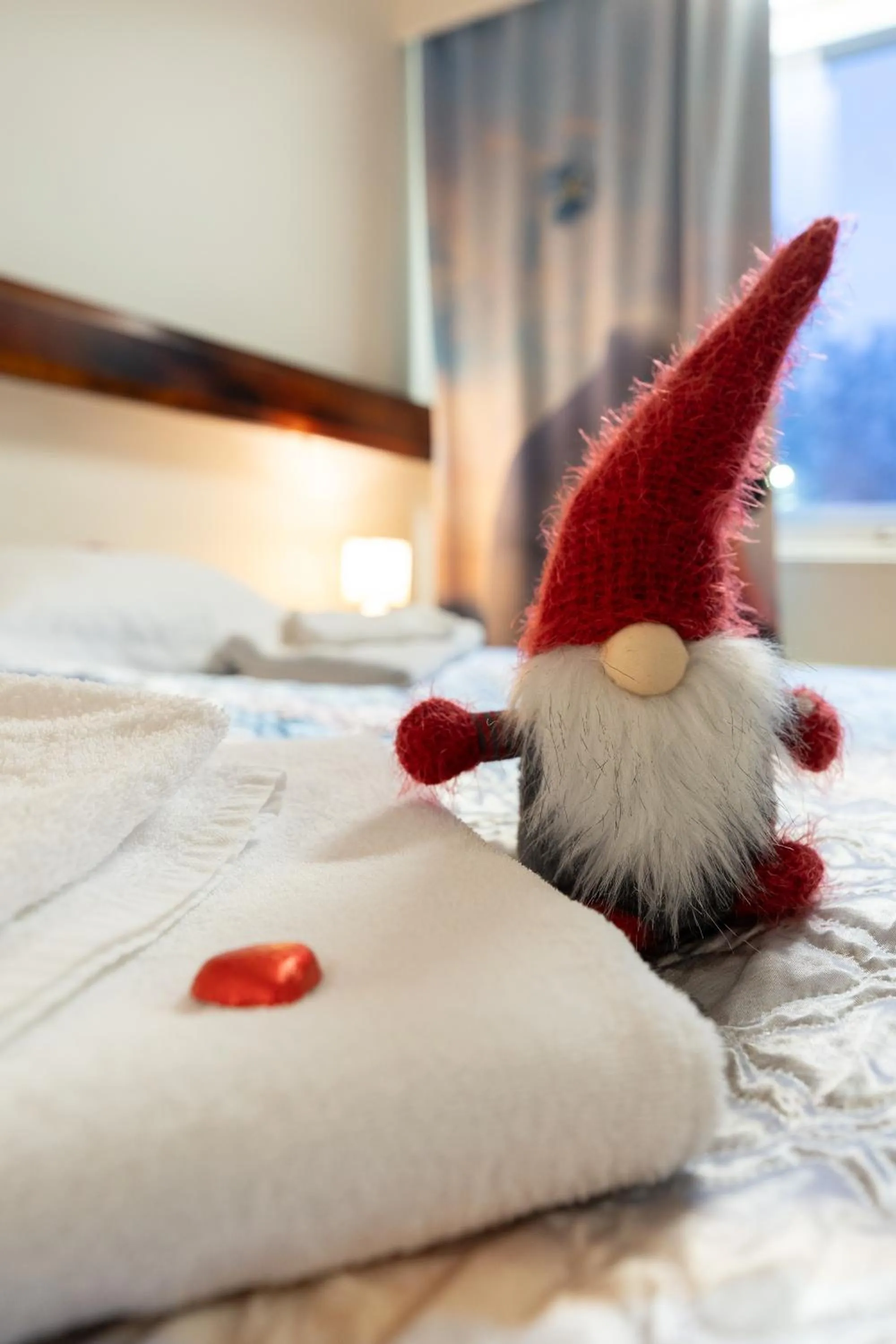 Bed in Hotel Kemijärvi