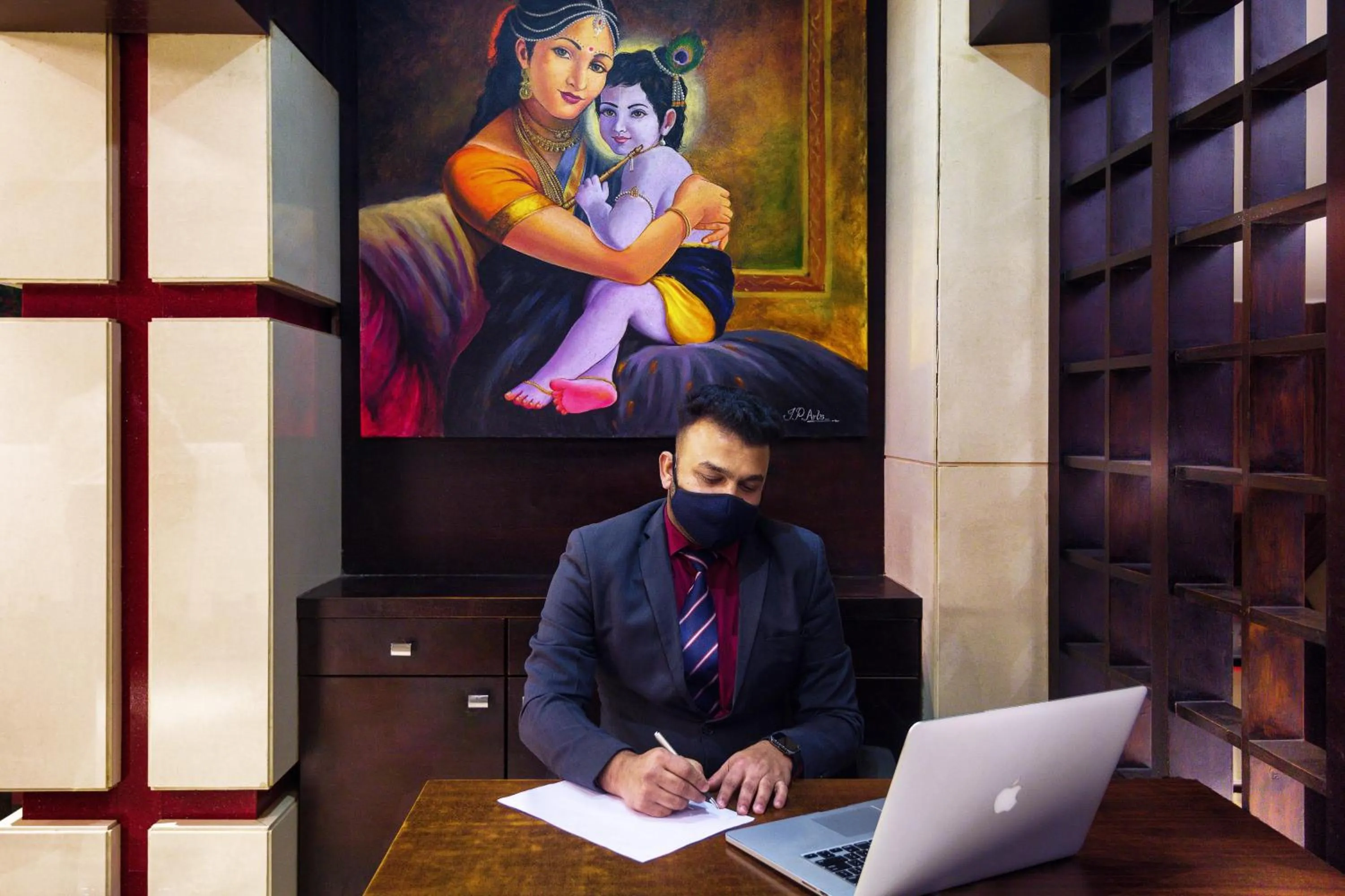 Decorative detail in Hotel Oriental Aster - Mumbai International Airport