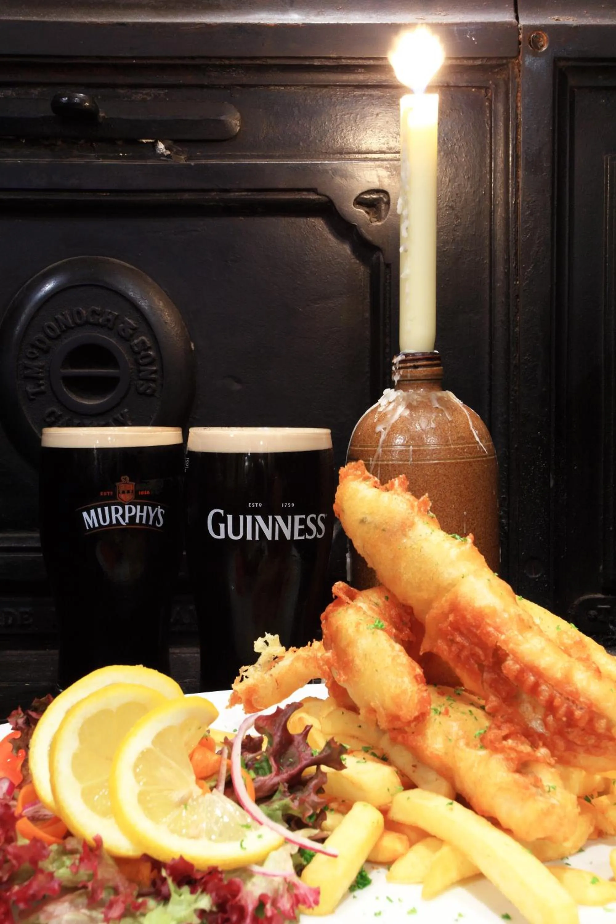 Food and drinks in O'Donnabhain's