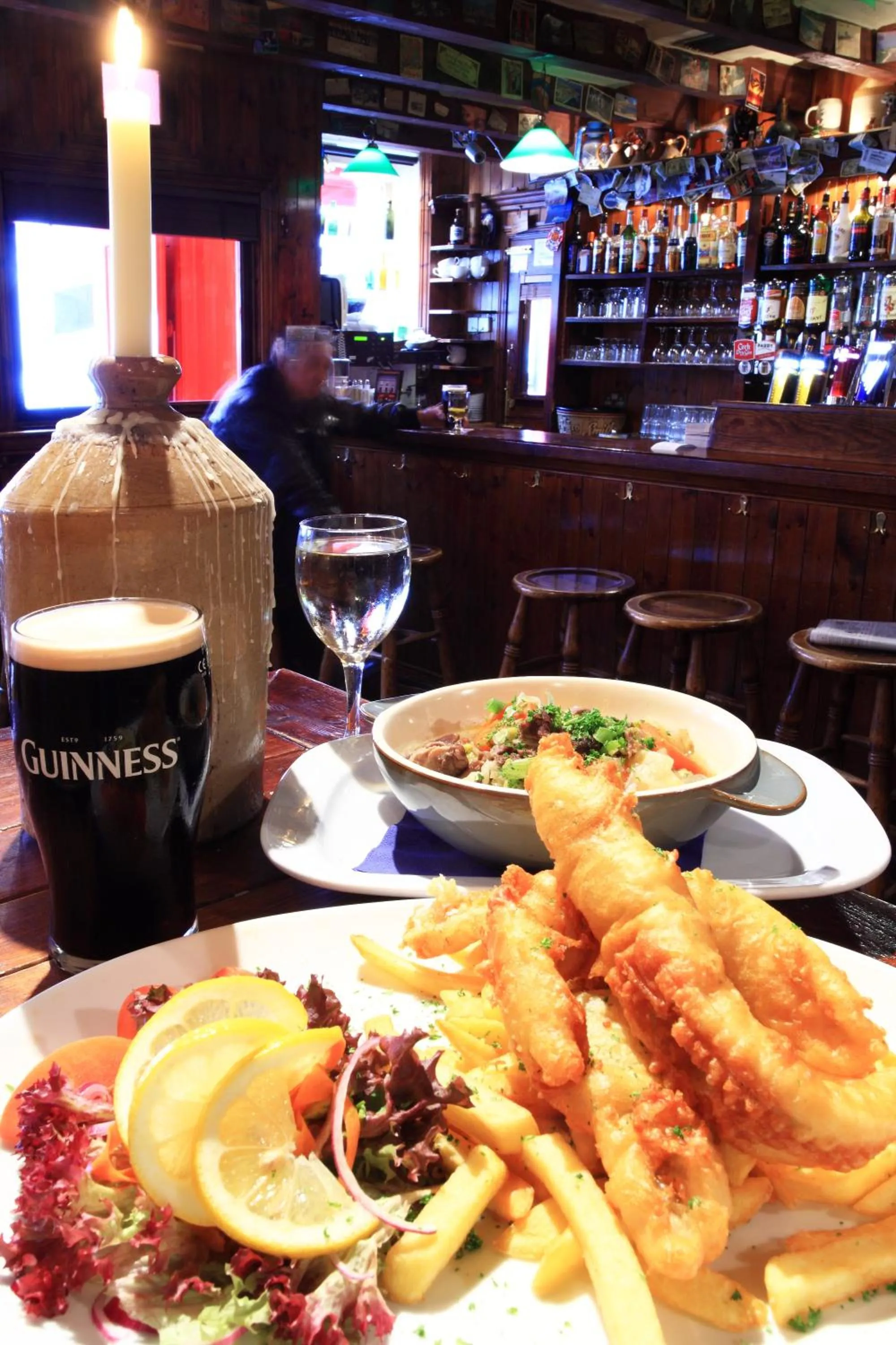 Food and drinks in O'Donnabhain's