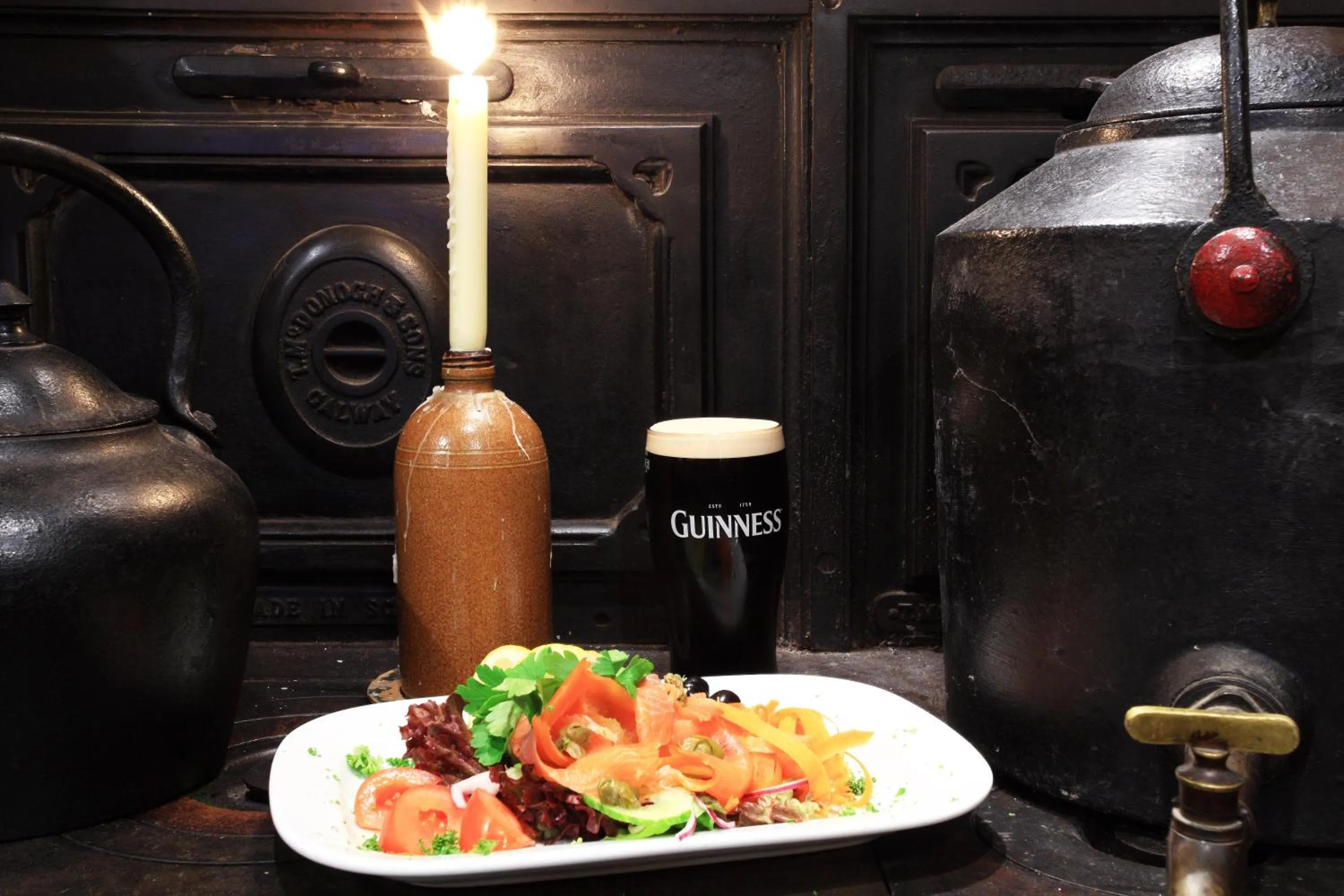 Food and drinks in O'Donnabhain's