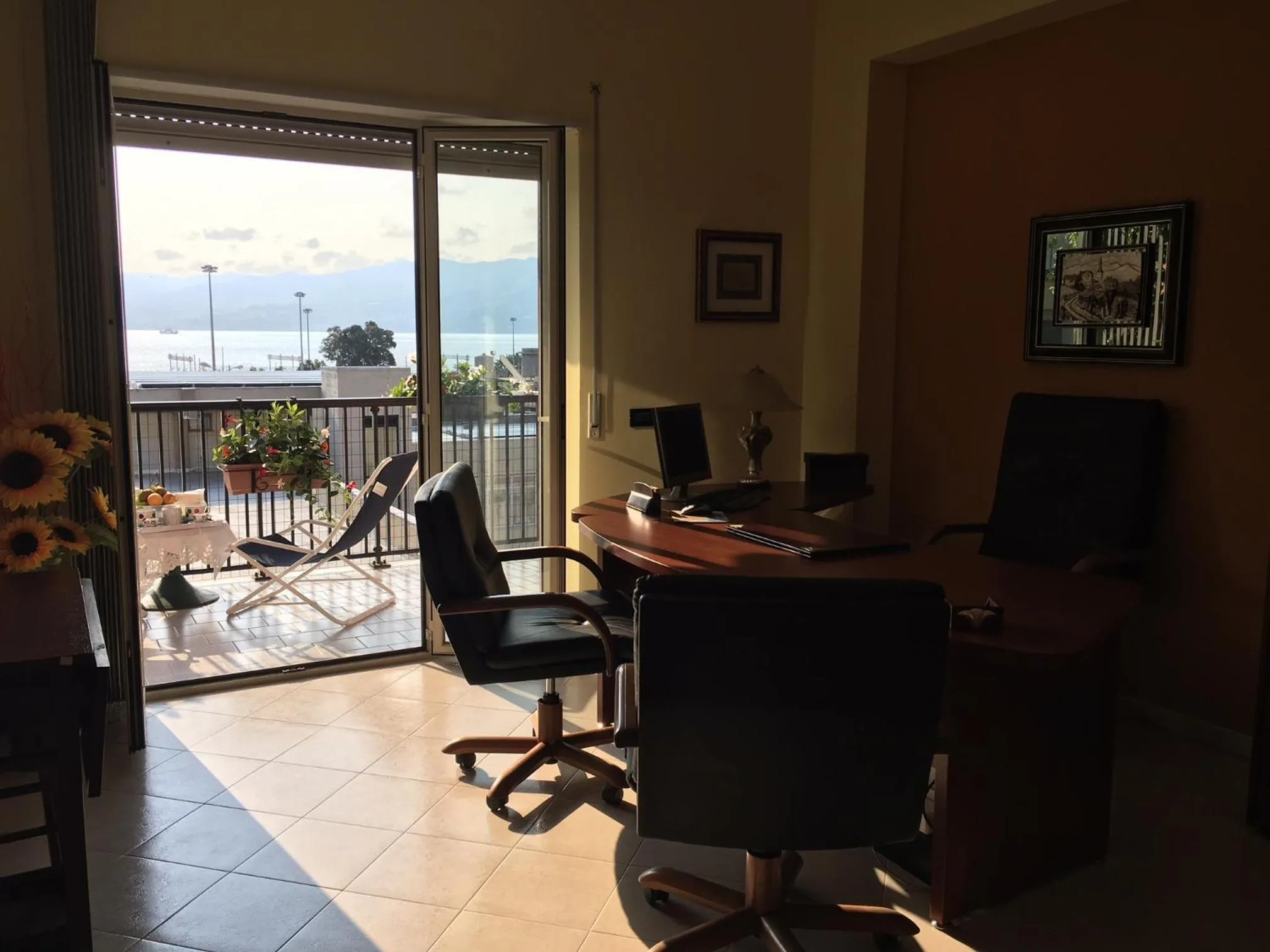 Seating area in B&B Vistamare