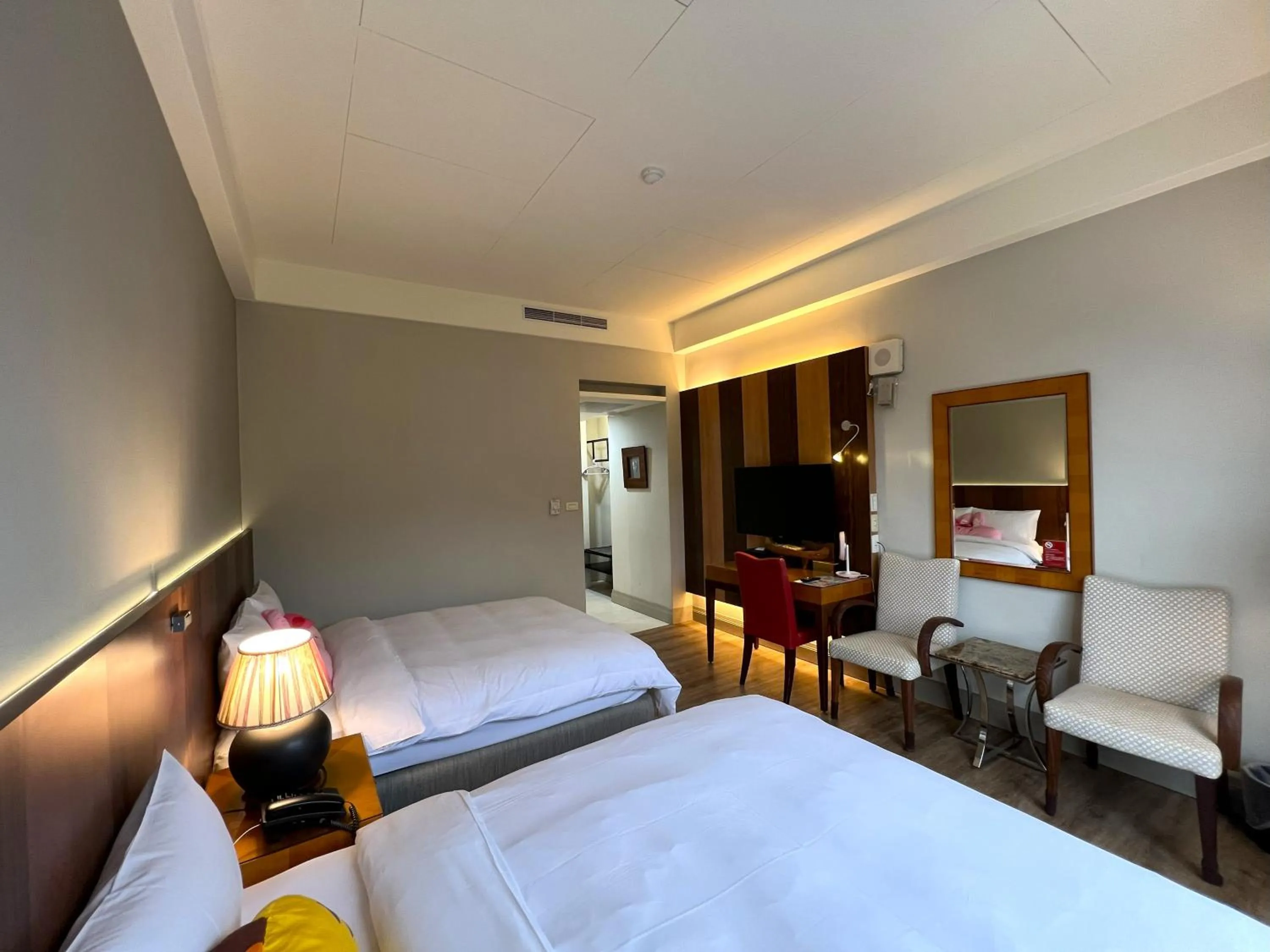 Bed in Hotel Les Champs