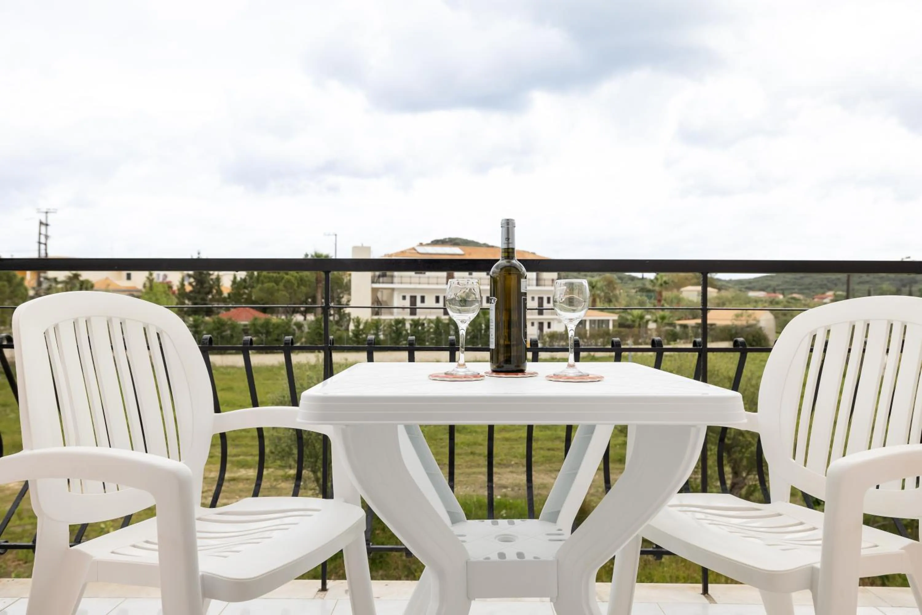 Balcony/Terrace in Valianos Studios - Apartments