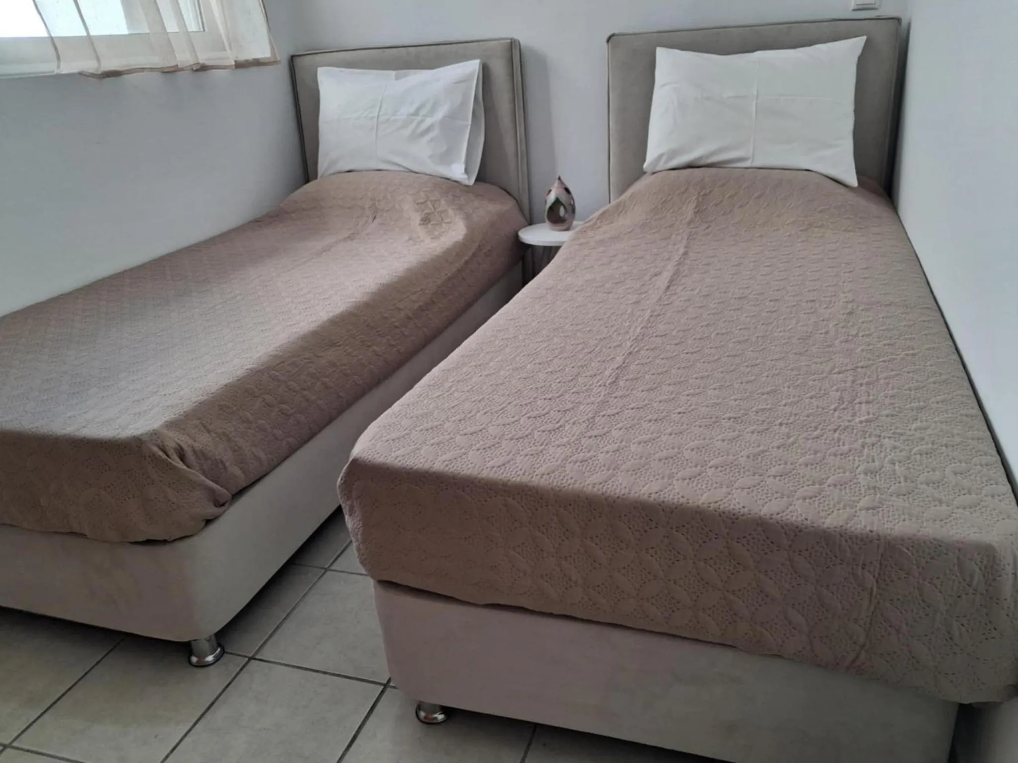 Bed in Valianos Studios - Apartments