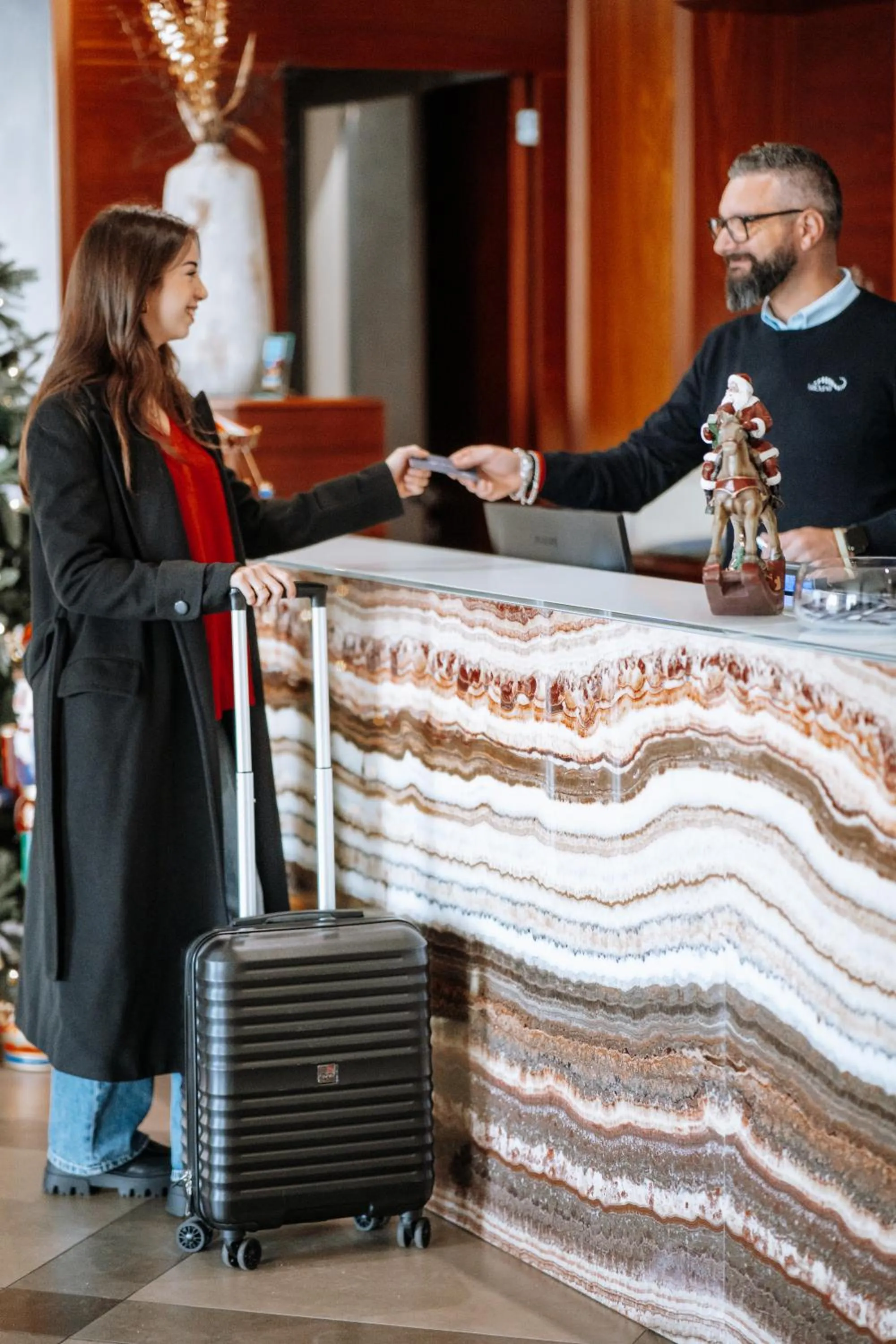Lobby or reception in Le Dune Suite Hotel