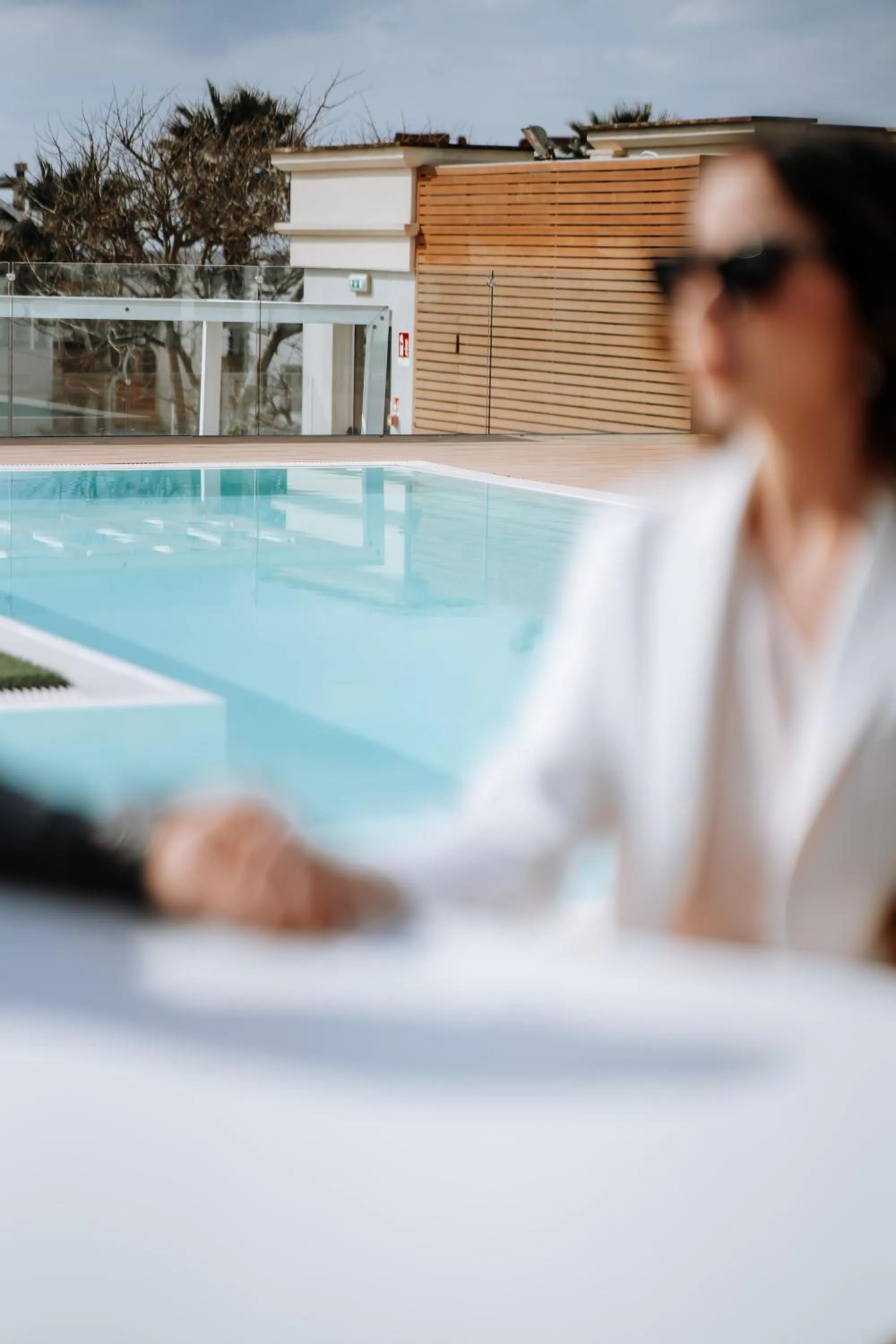 Swimming pool in Le Dune Suite Hotel