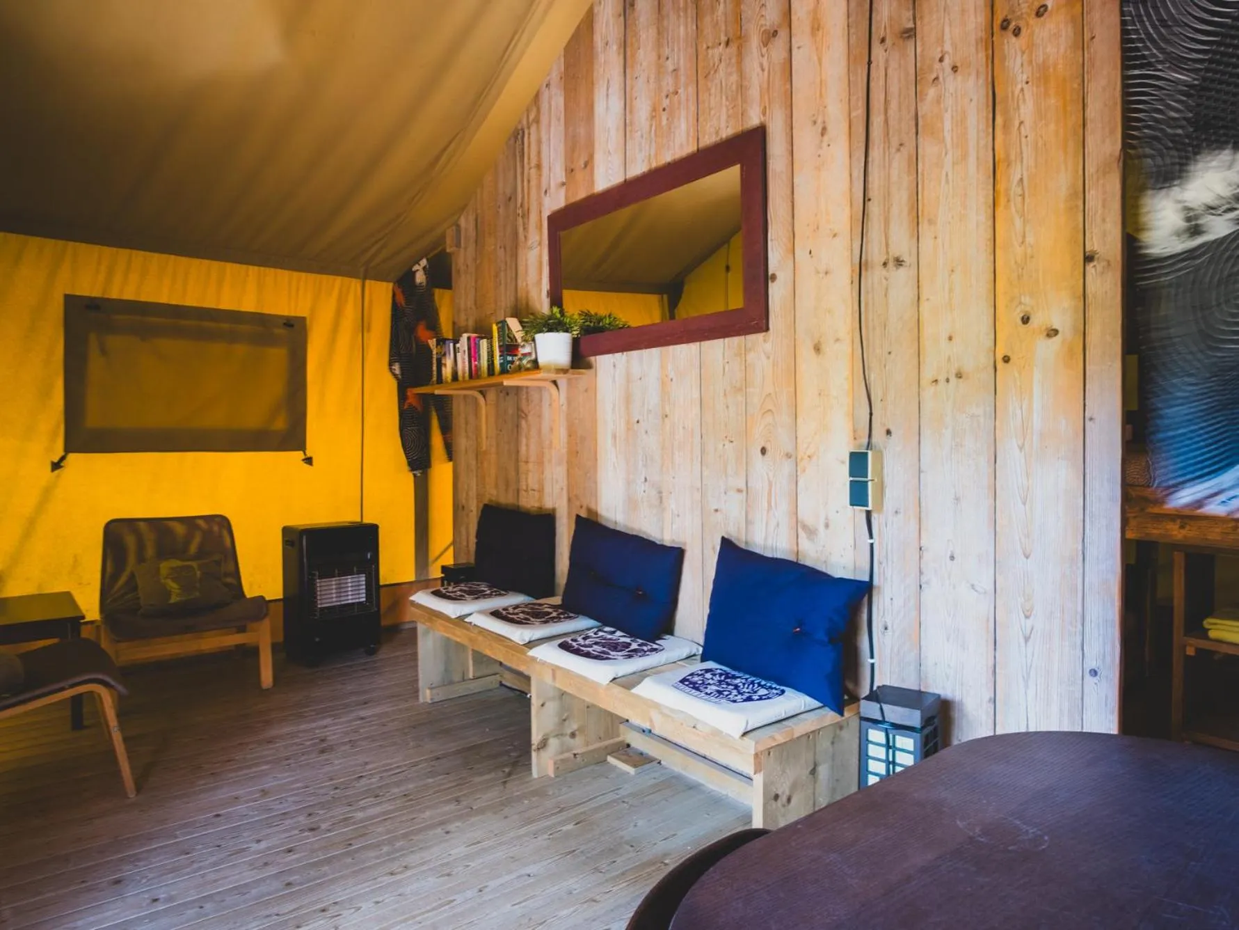 Seating area in Quinta Japonesa