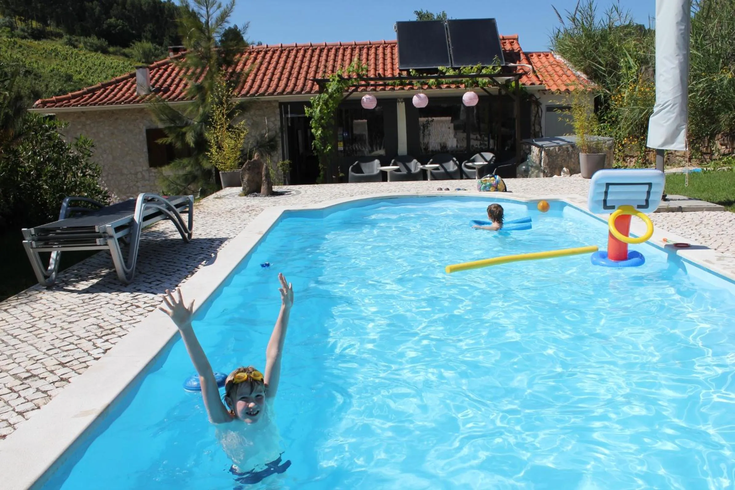 Swimming pool in Quinta Japonesa
