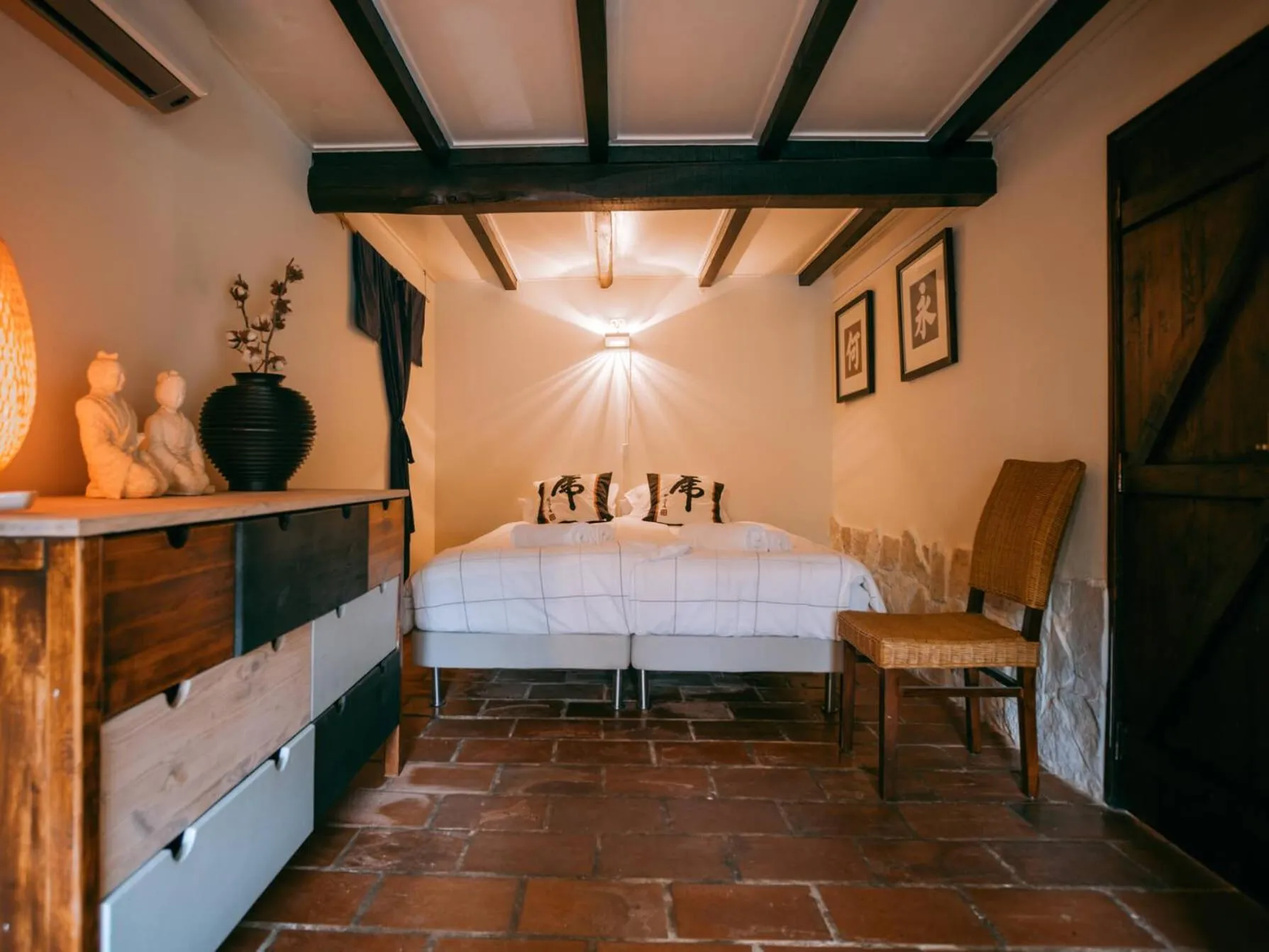 Bedroom, Bed in Quinta Japonesa