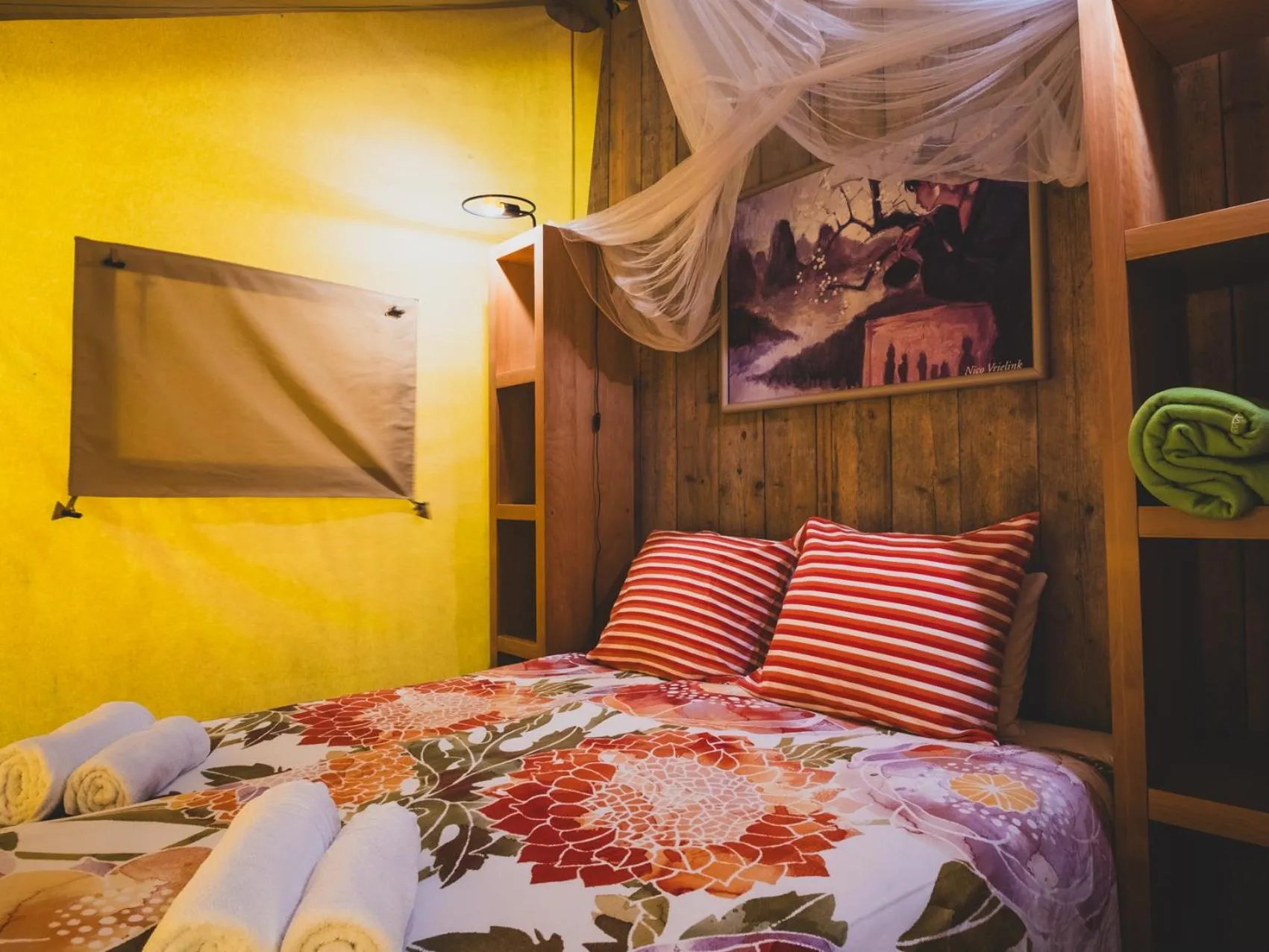 Bed in Quinta Japonesa