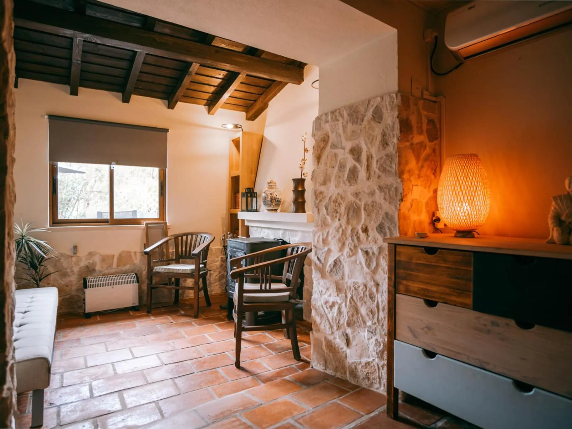 Seating area in Quinta Japonesa