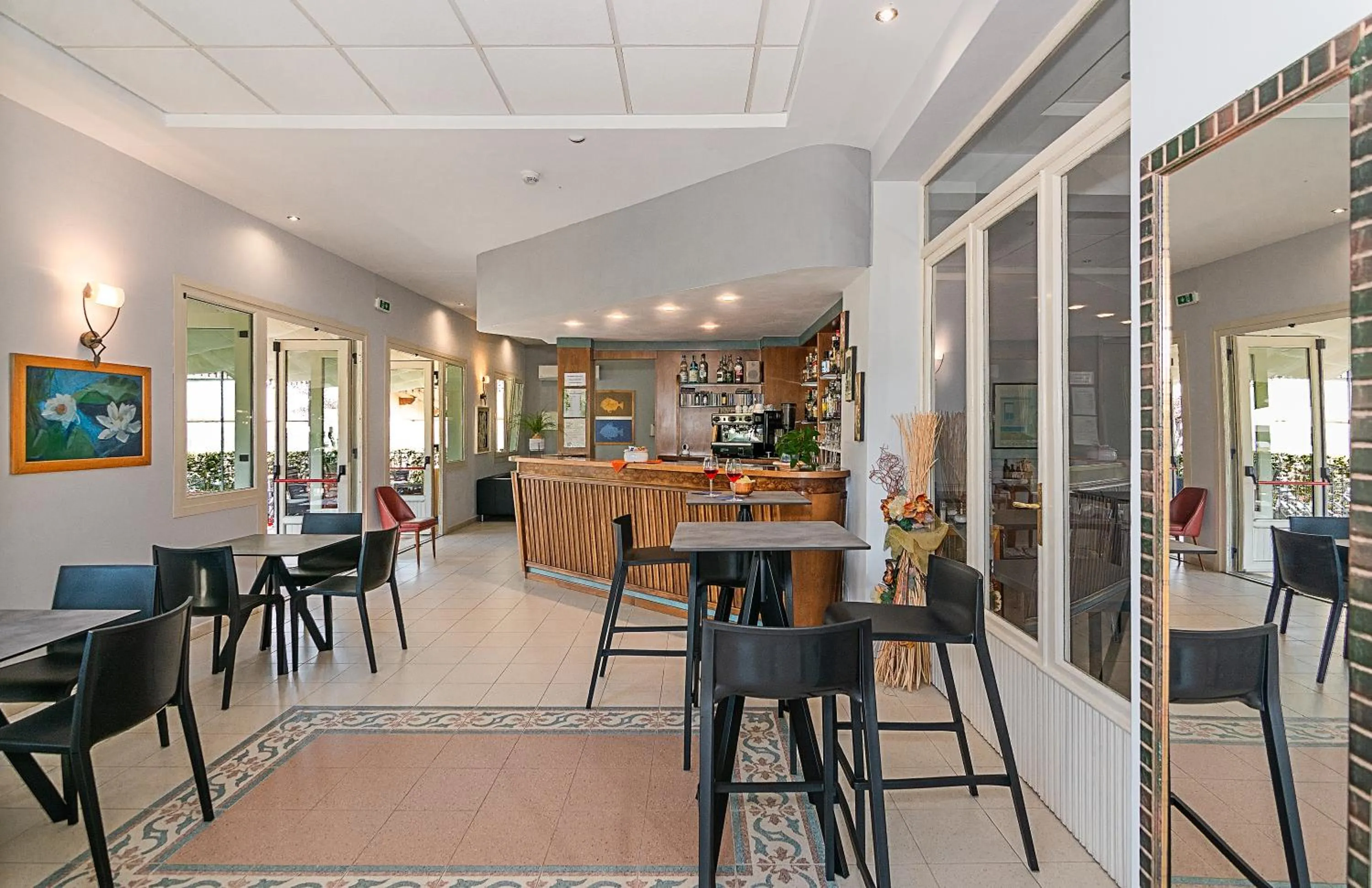 Lounge or bar in Hotel Apuana