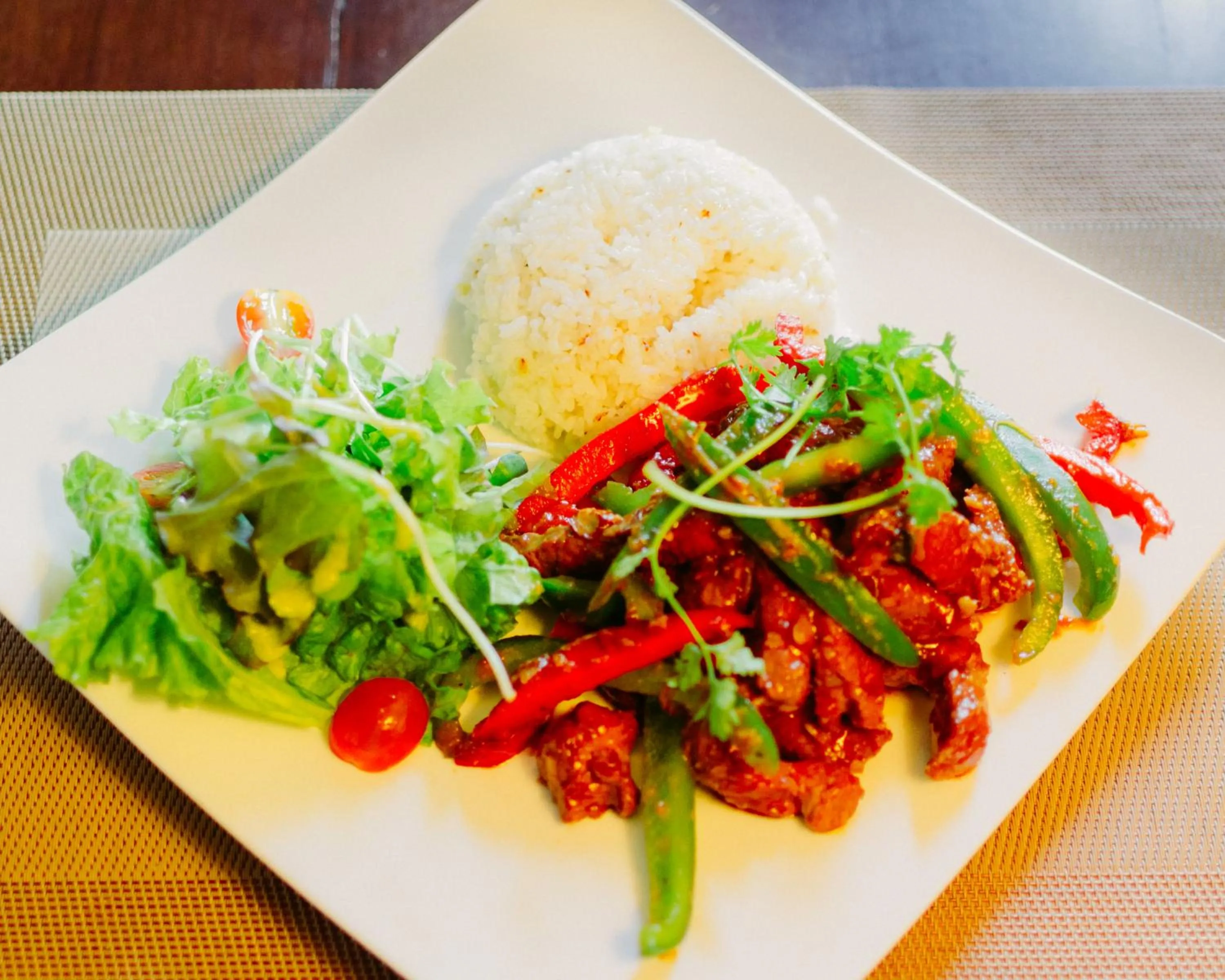 Food close-up in Chu Hotel