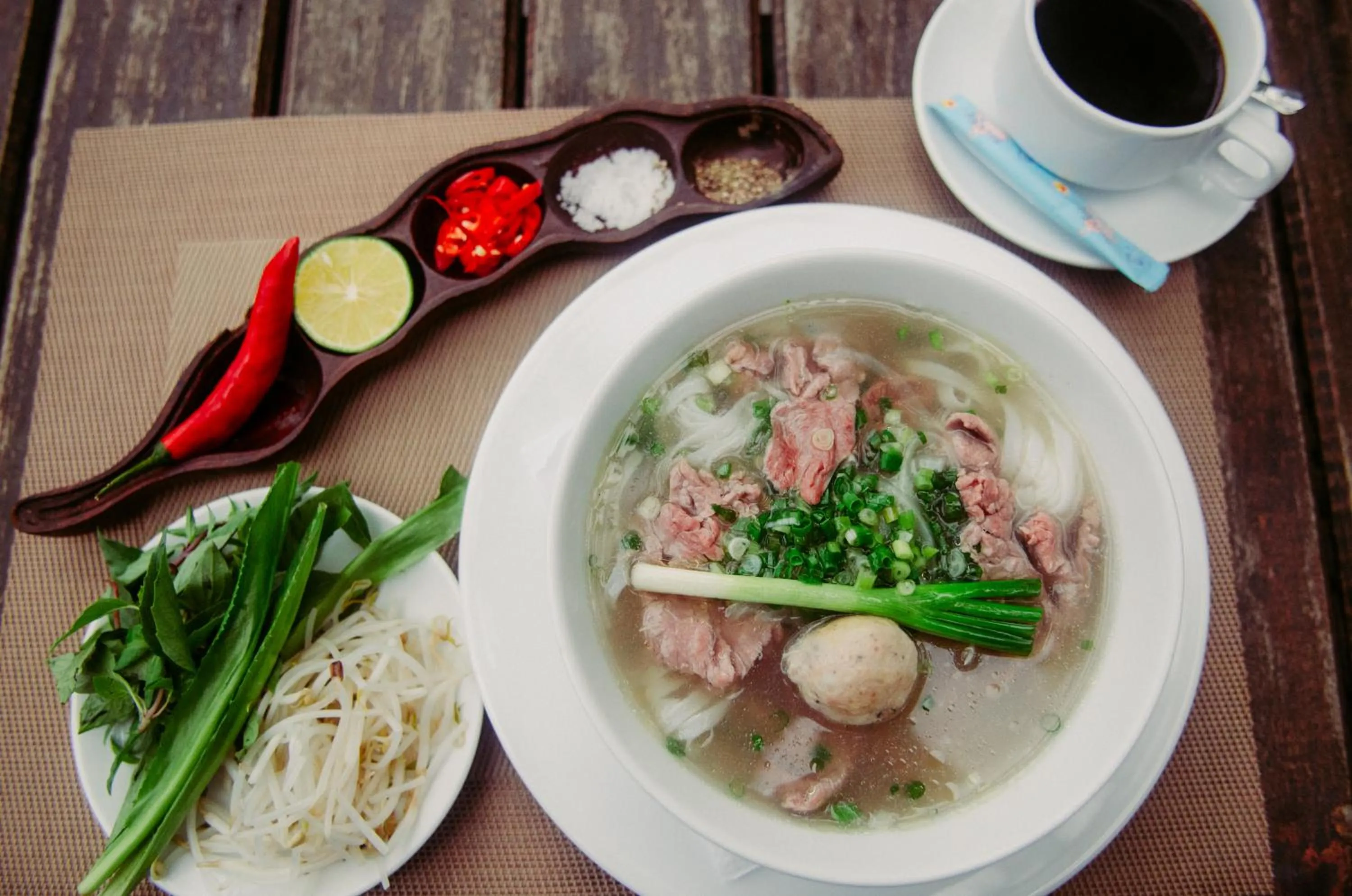 Food close-up in Chu Hotel