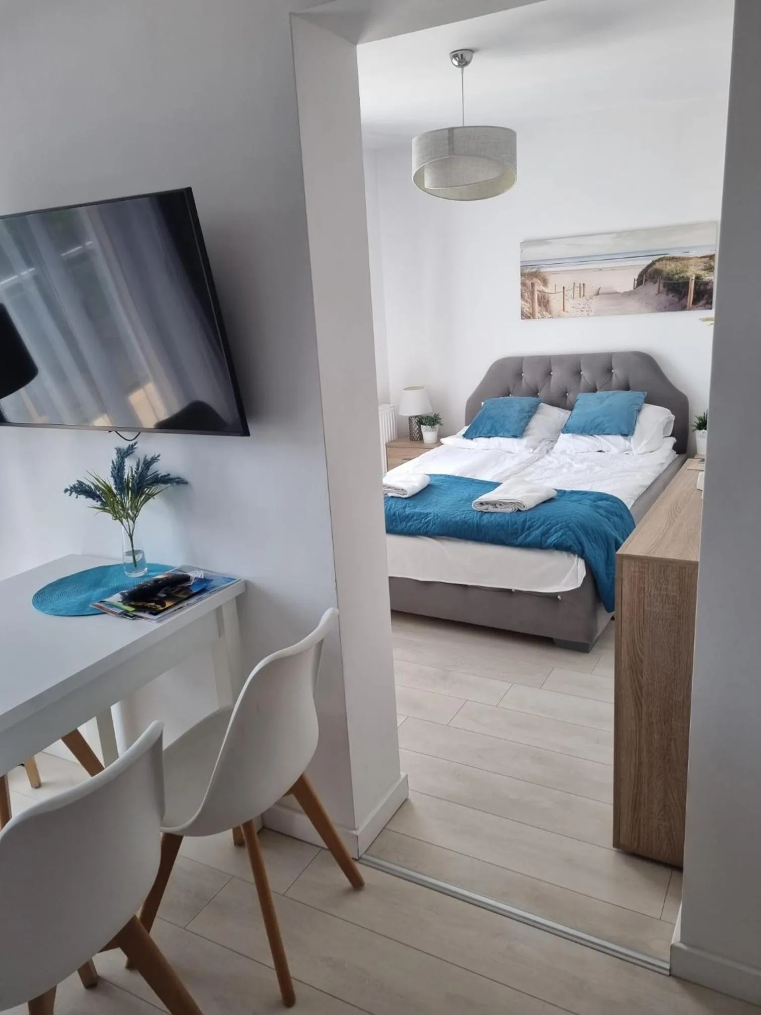 Bed in Pensjonat Dziki Zakątek