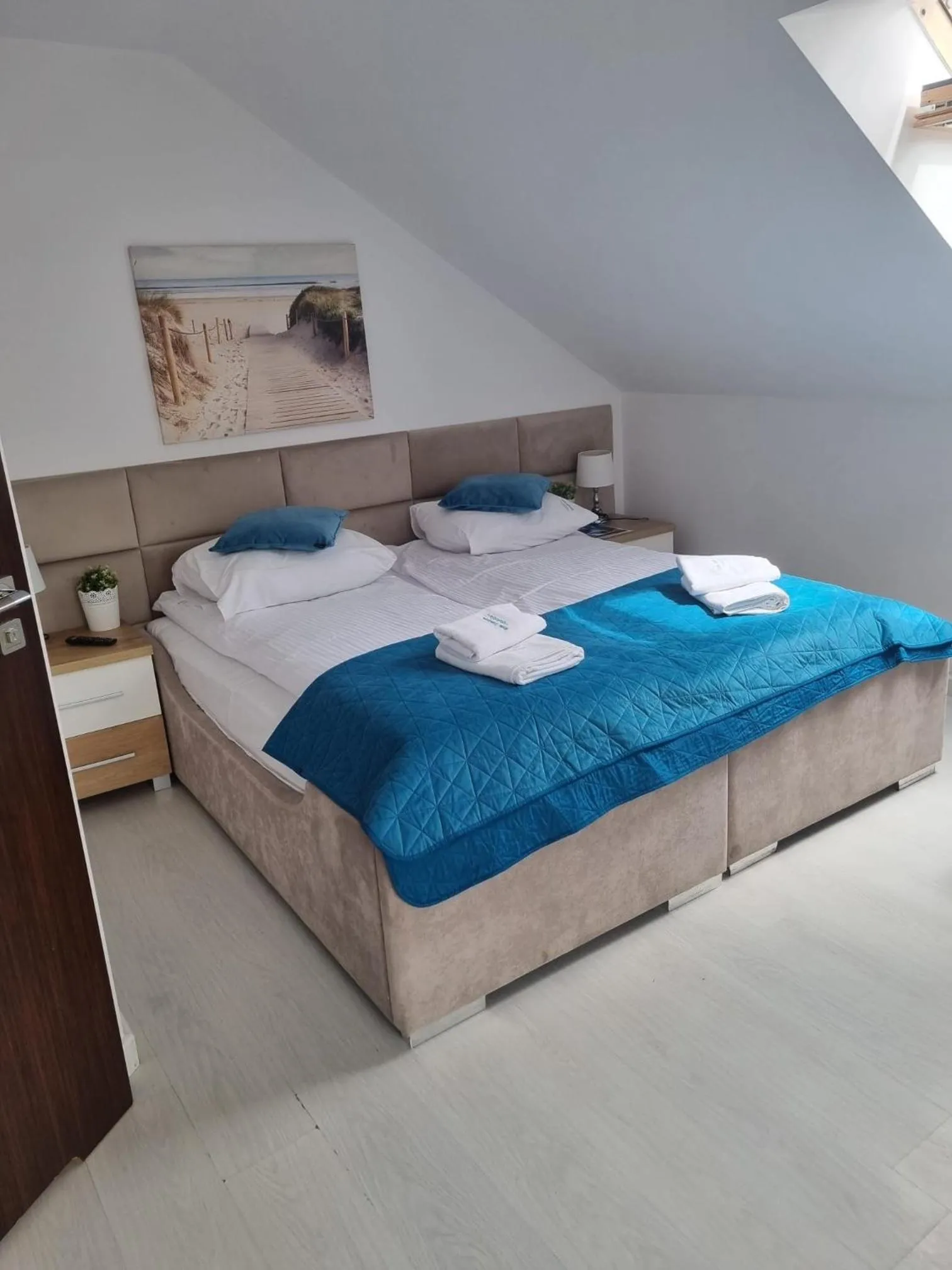 Bed in Pensjonat Dziki Zakątek